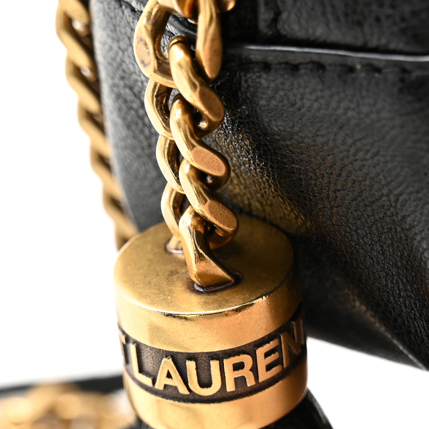 Saint Laurent Raffia Canvas Monogram Mini Lou Camera Bag Beige Black 12 of 13