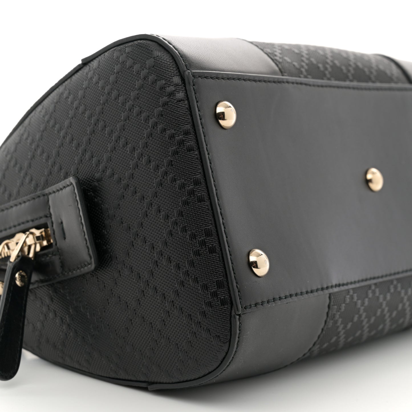 Hilary Lux Bright Diamante Top Handle Bag Black