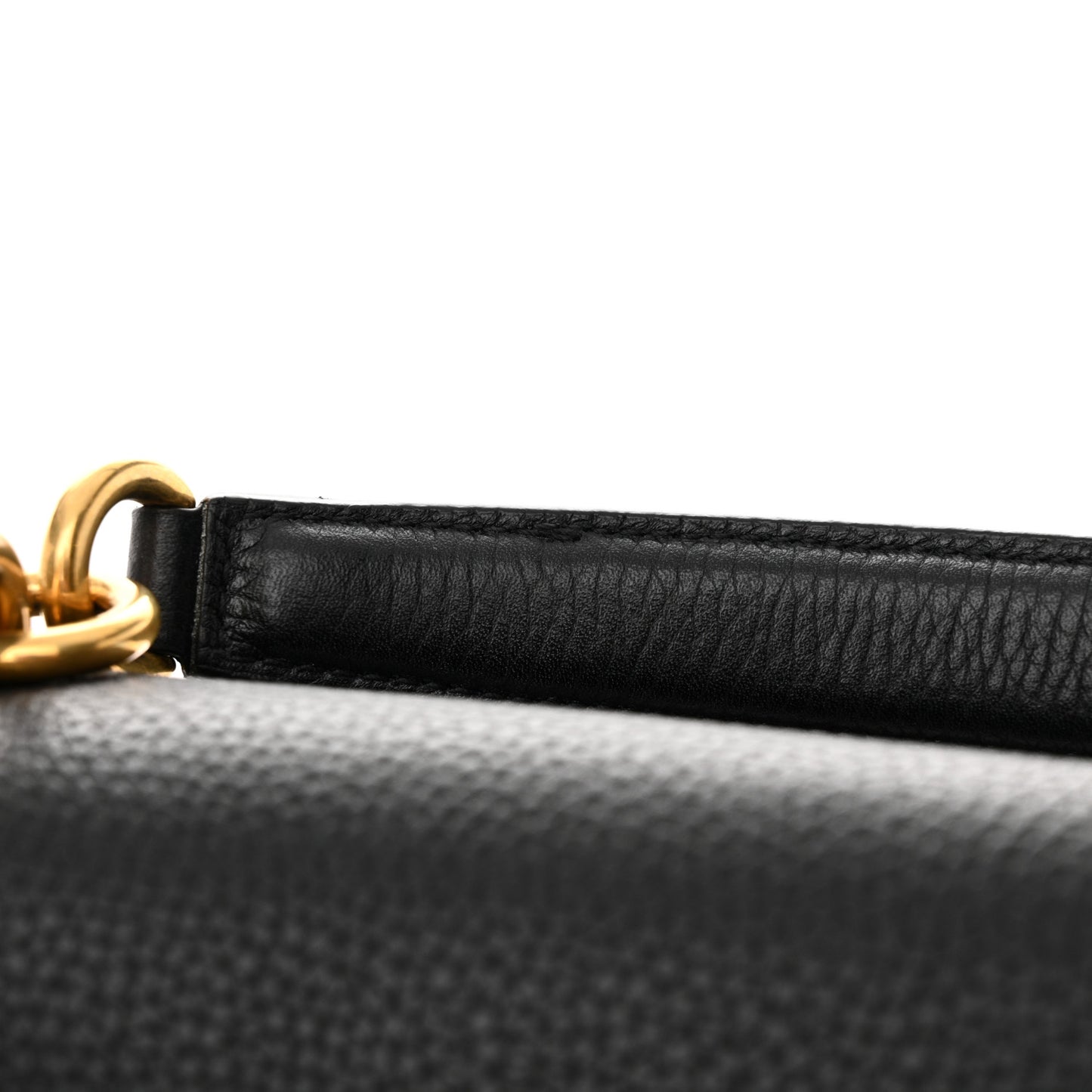 Calfskin Medium Margot Top Handle Satchel Black