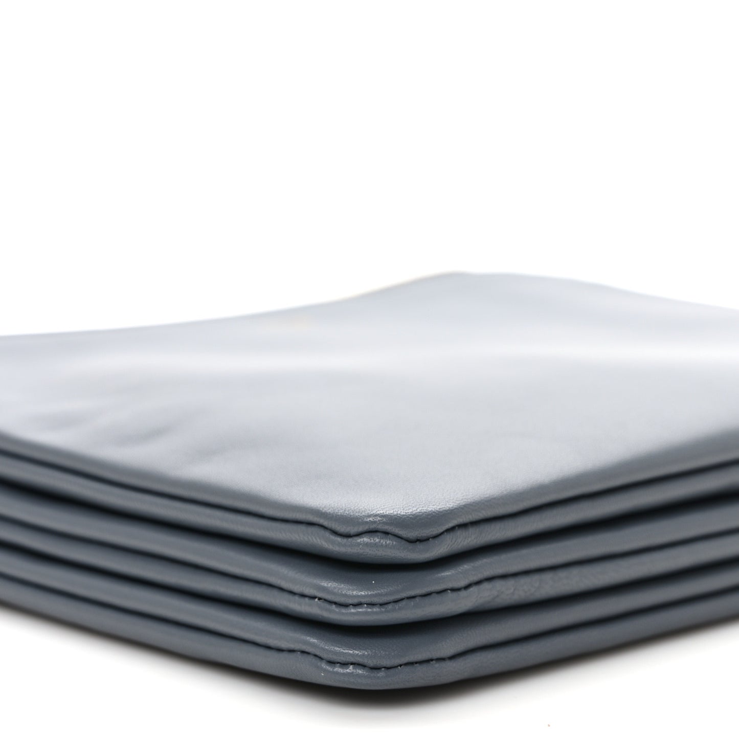 Lambskin Large Trio Crossbody Bag Medium Grey