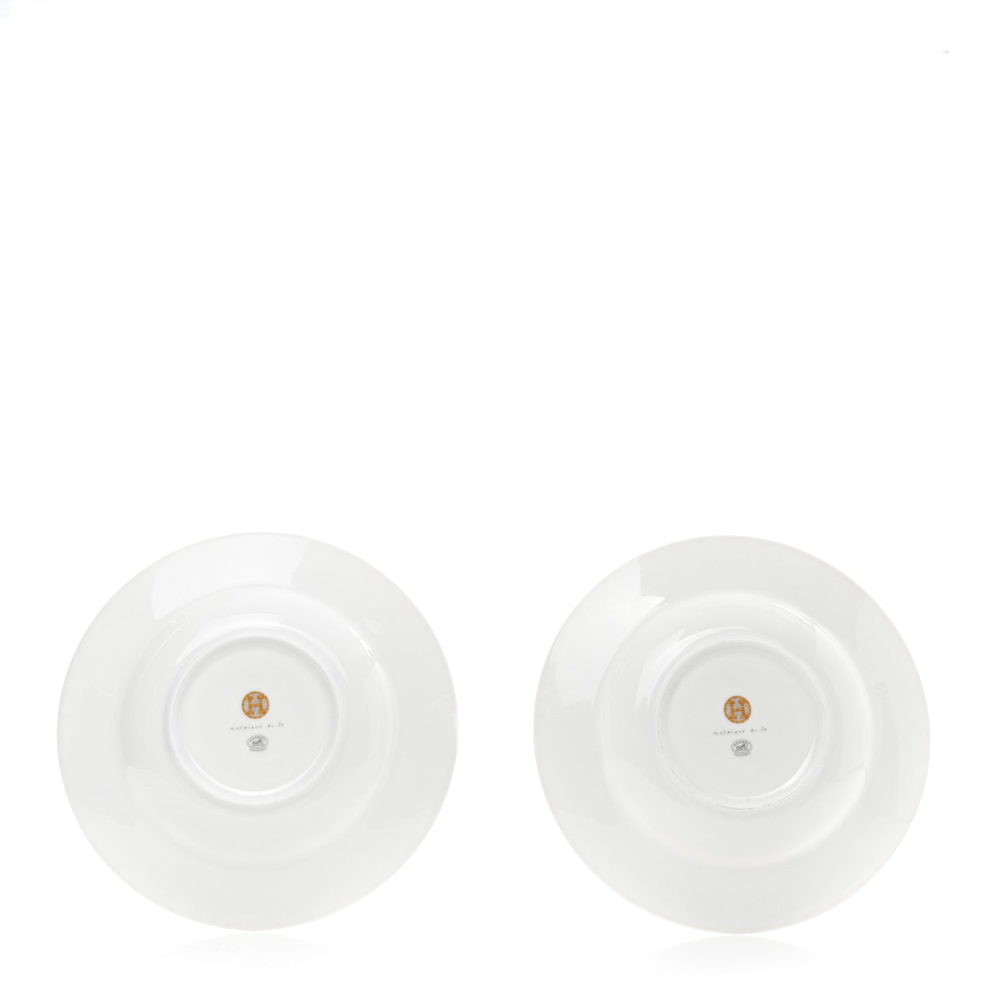 Porcelain Mosaique Au 24 Platine Soup Plate Set of 2