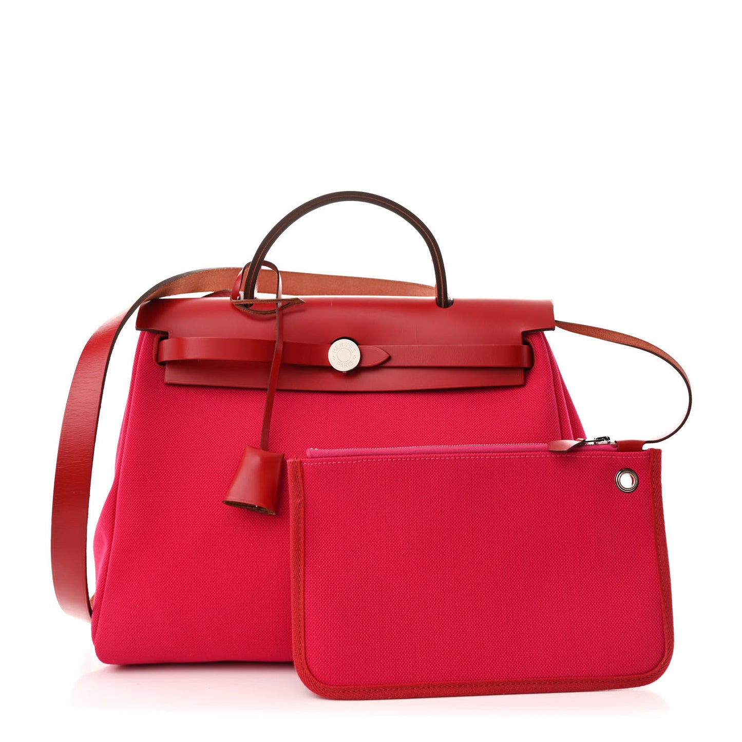 Military Toile Vache Hunter Herbag Zip PM 31 Rose Mexico Rouge Piment