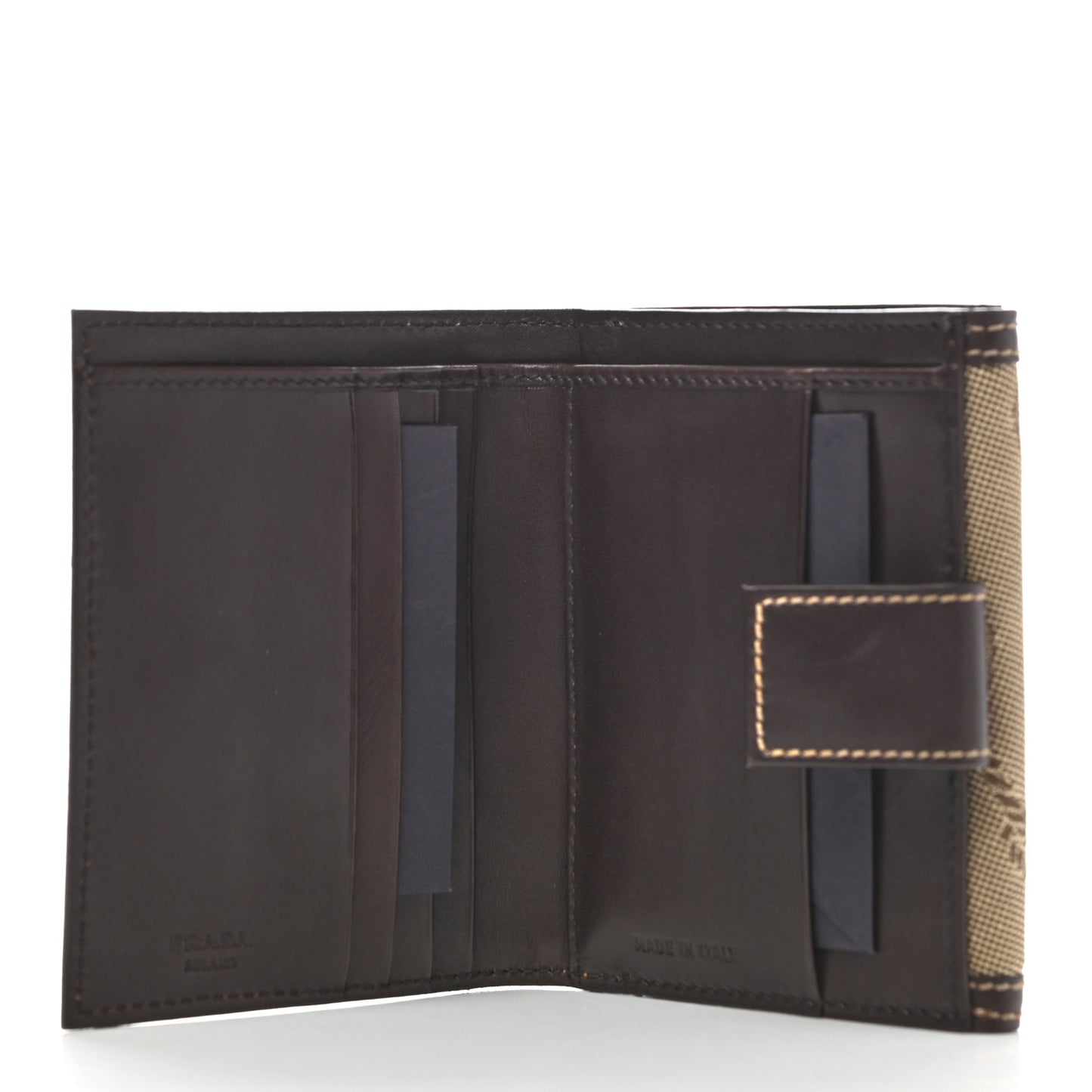 Jacquard Logo Compact Wallet Corda Moro
