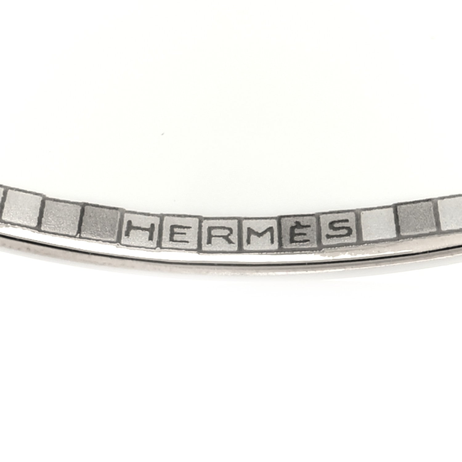 Hermes Porcelain Mosaique au 24 Soy Dish Platine 6 of 6