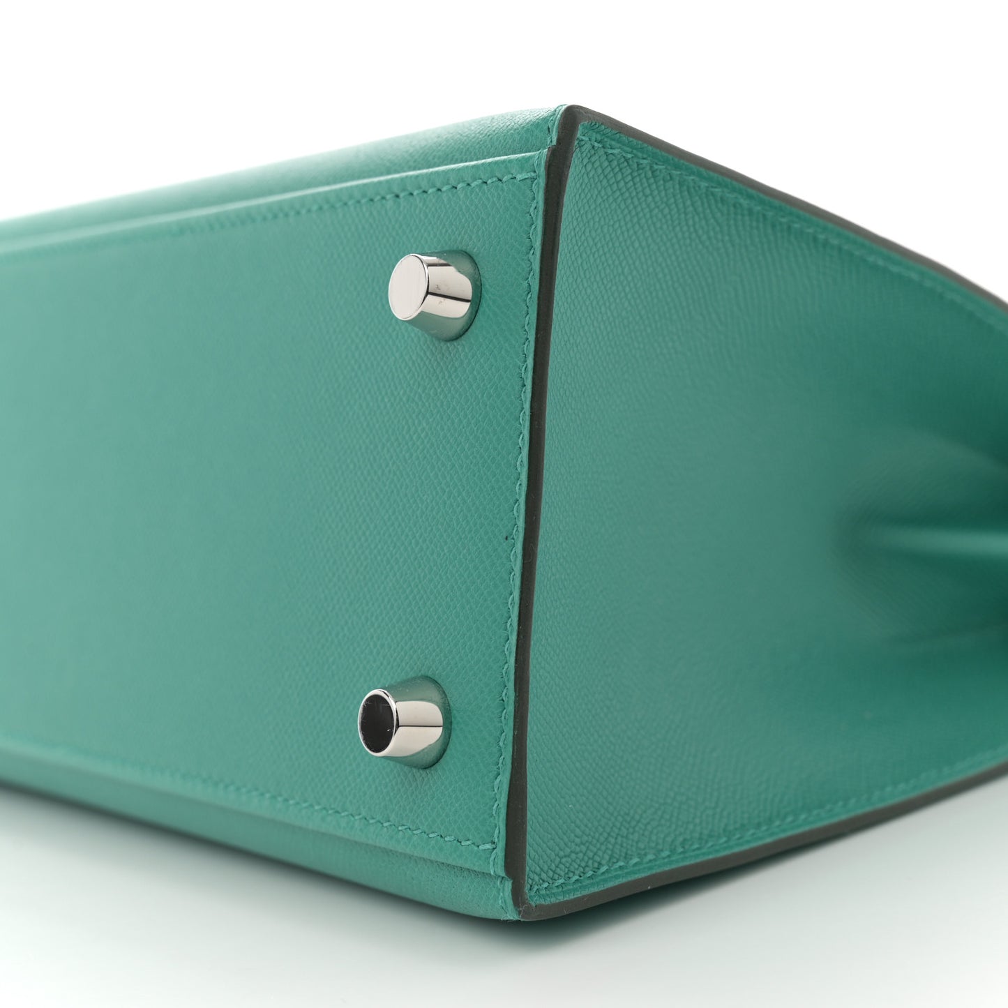 Madame Calfskin Matte Alligator Kelly Sellier Touch 25 Vert Verone Vert Jade