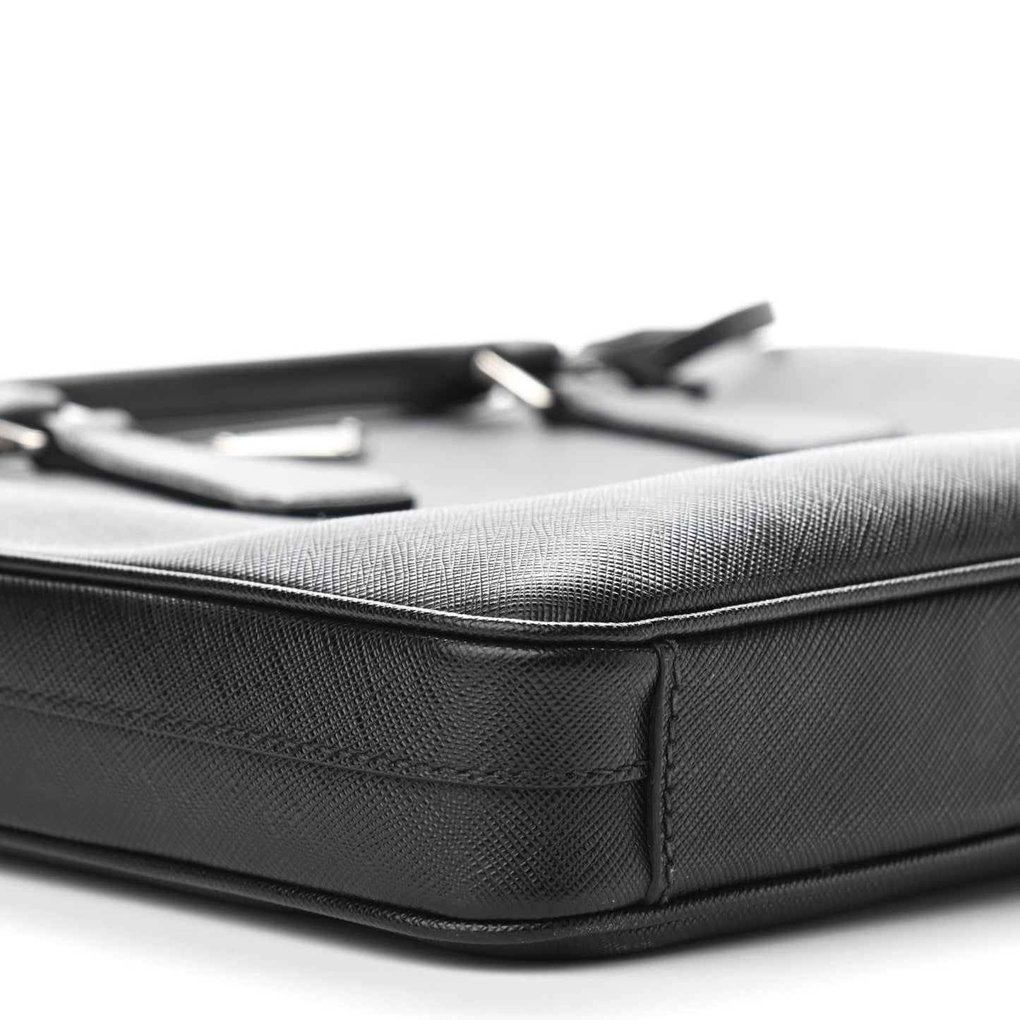 Saffiano Travel Briefcase Black