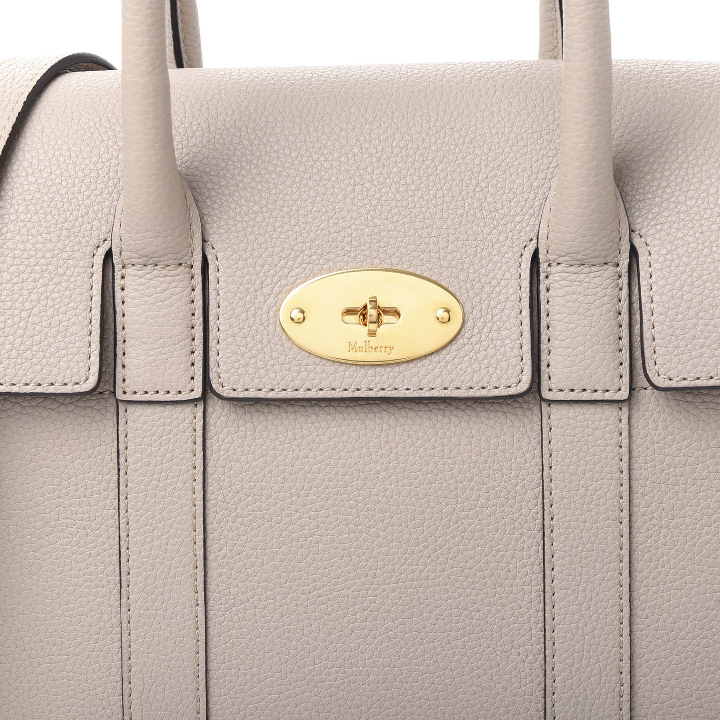 Classic Grain Calfskin Small Bayswater Dune