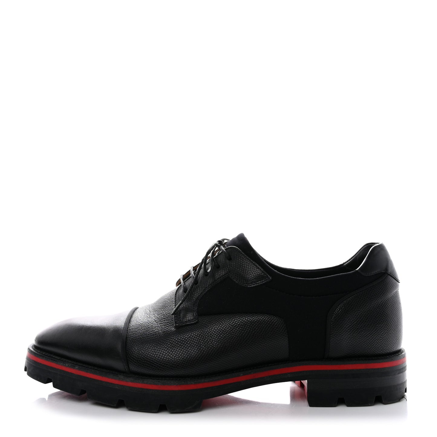 Smooth Textured Calfskin Mika Sky Mens Flats 42 Black