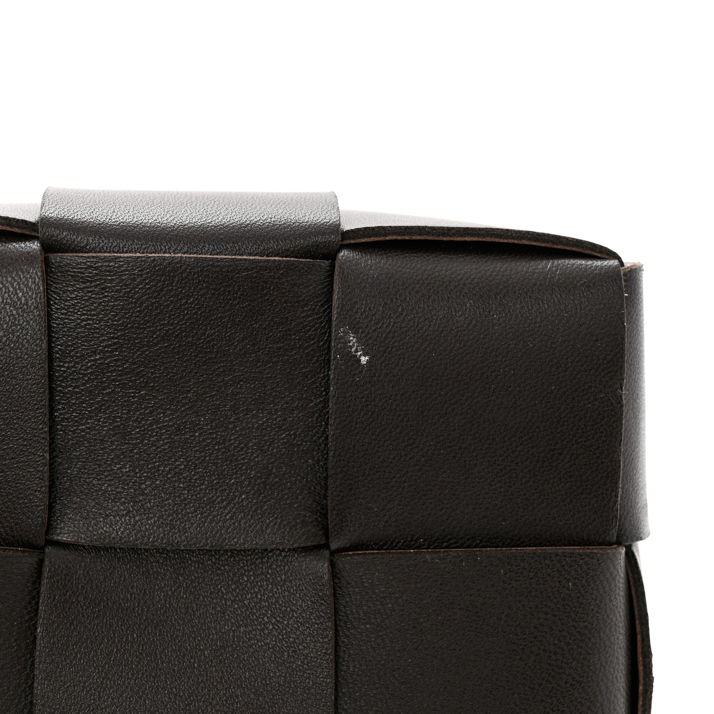 Maxi Intrecciato Travel Case Dark Brown