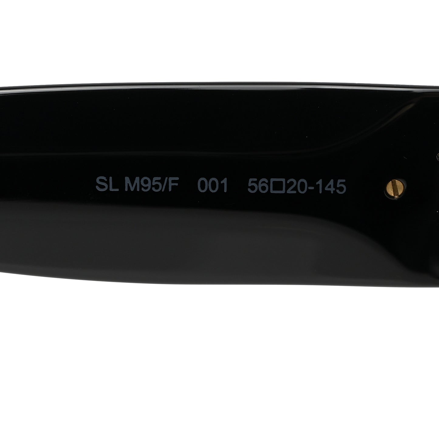 Acetate Cateye Sunglasses SL M95 F Black