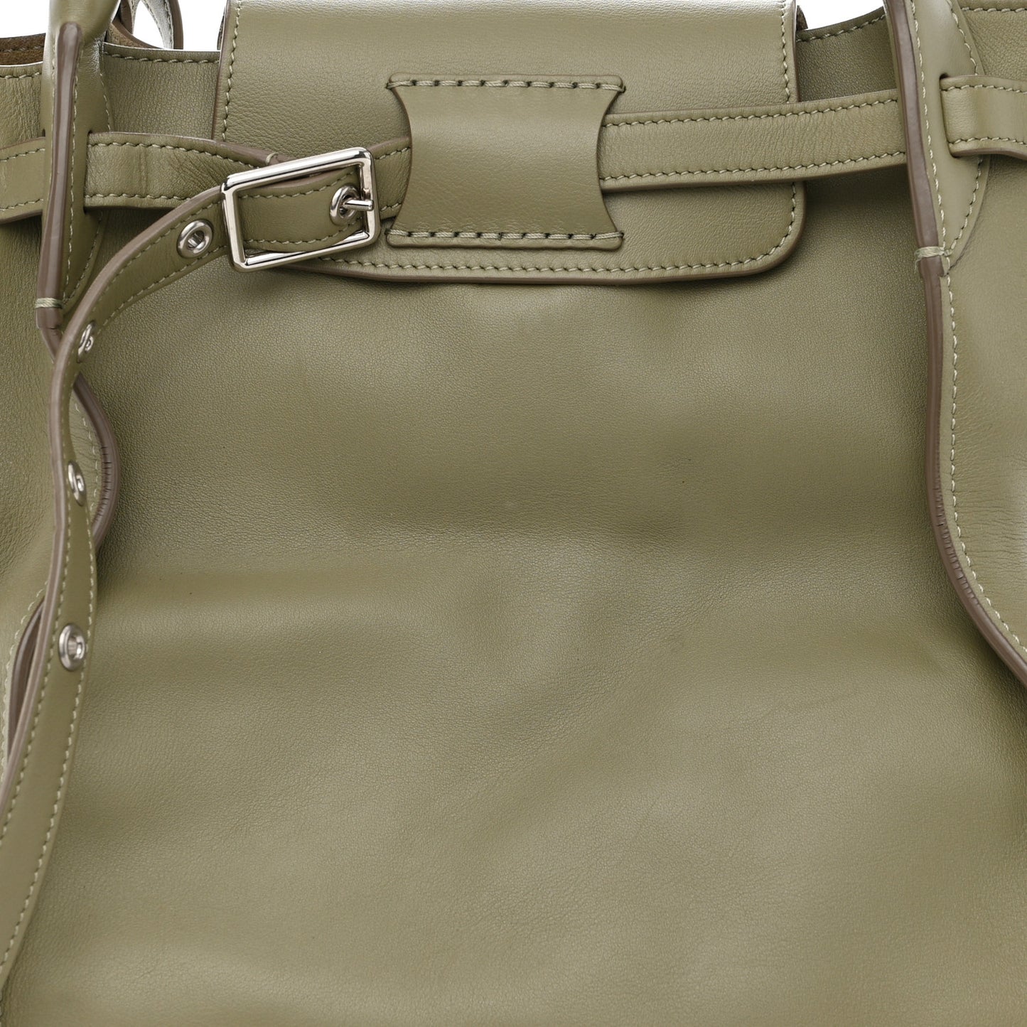 Smooth Calfskin Small Big Bag Sage
