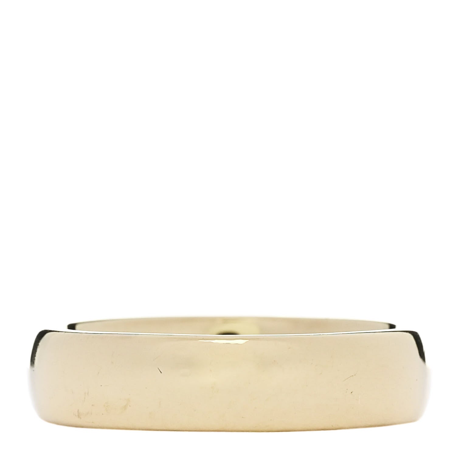 Tiffany 18K Yellow Gold Diamond Open Circle Charm Ring 53 6.25 3 of 6