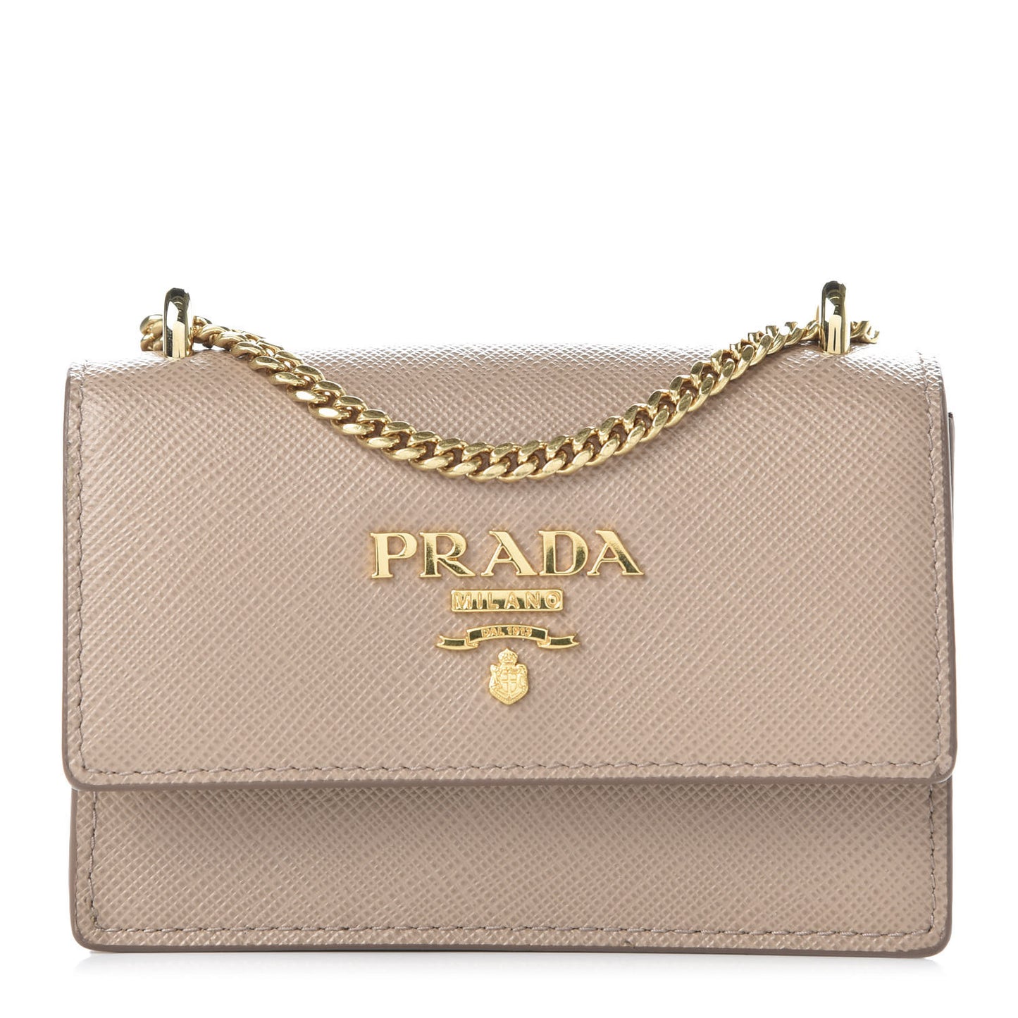 Saffiano Card Holder With Chain Cammeo