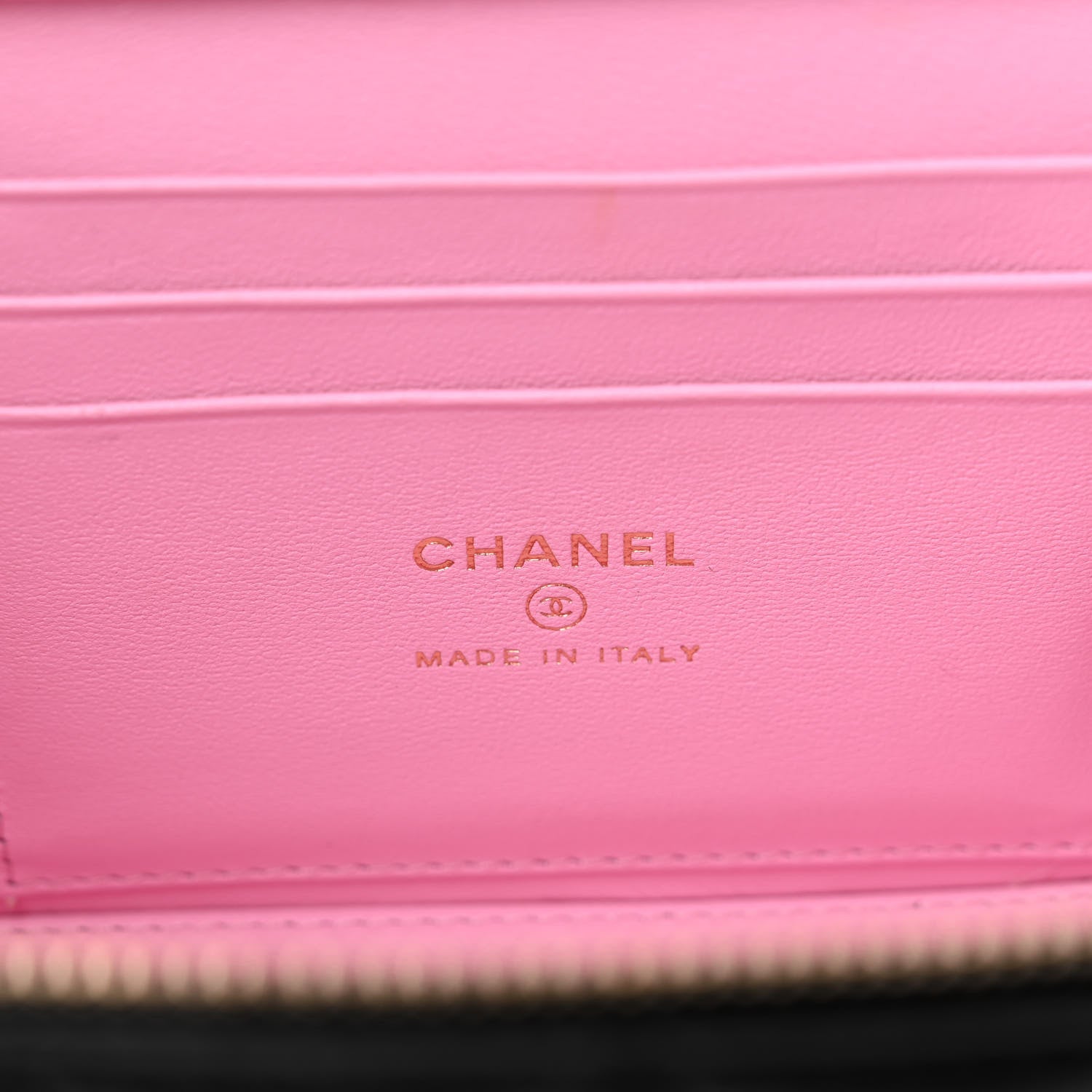 Chanel Lambskin Quilted Small Top Handle Vanity Case With Chain Black Lilac 6 of 12