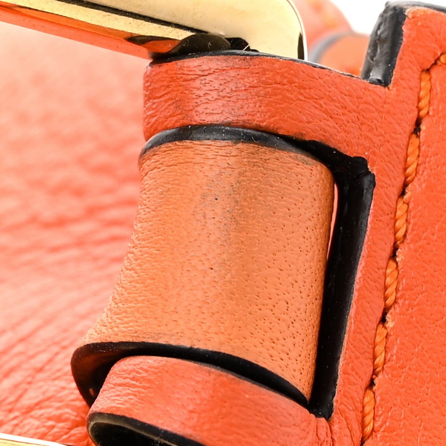 Calfskin Medium Puzzle Bag Spice Orange Pumpkin