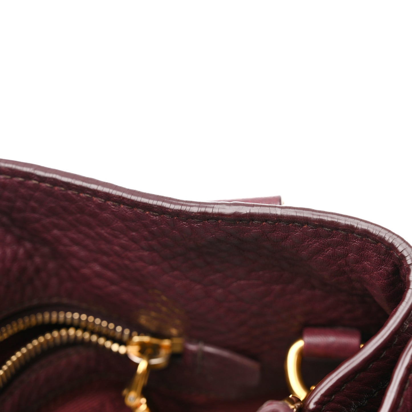 Vitello Daino Tote Granato