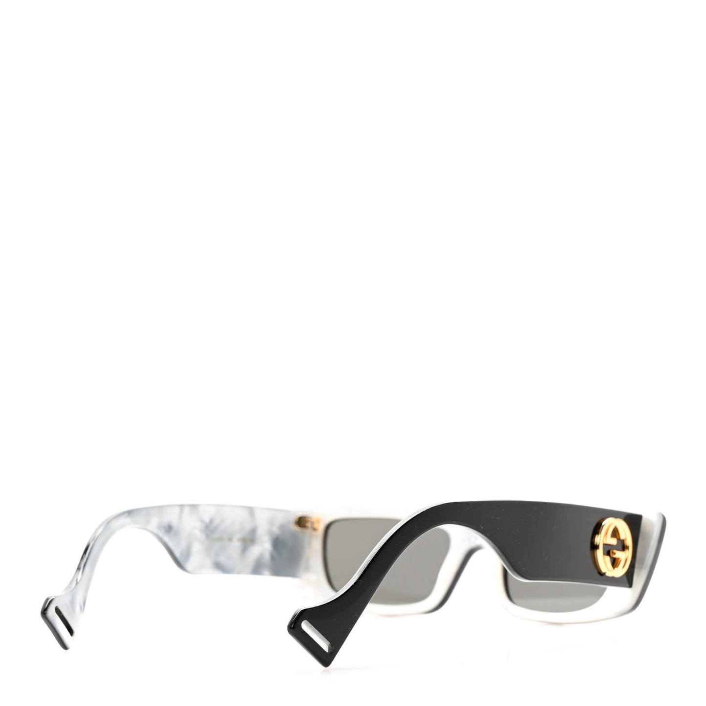 Acetate Rectangular Sunglasses GG0516S Black