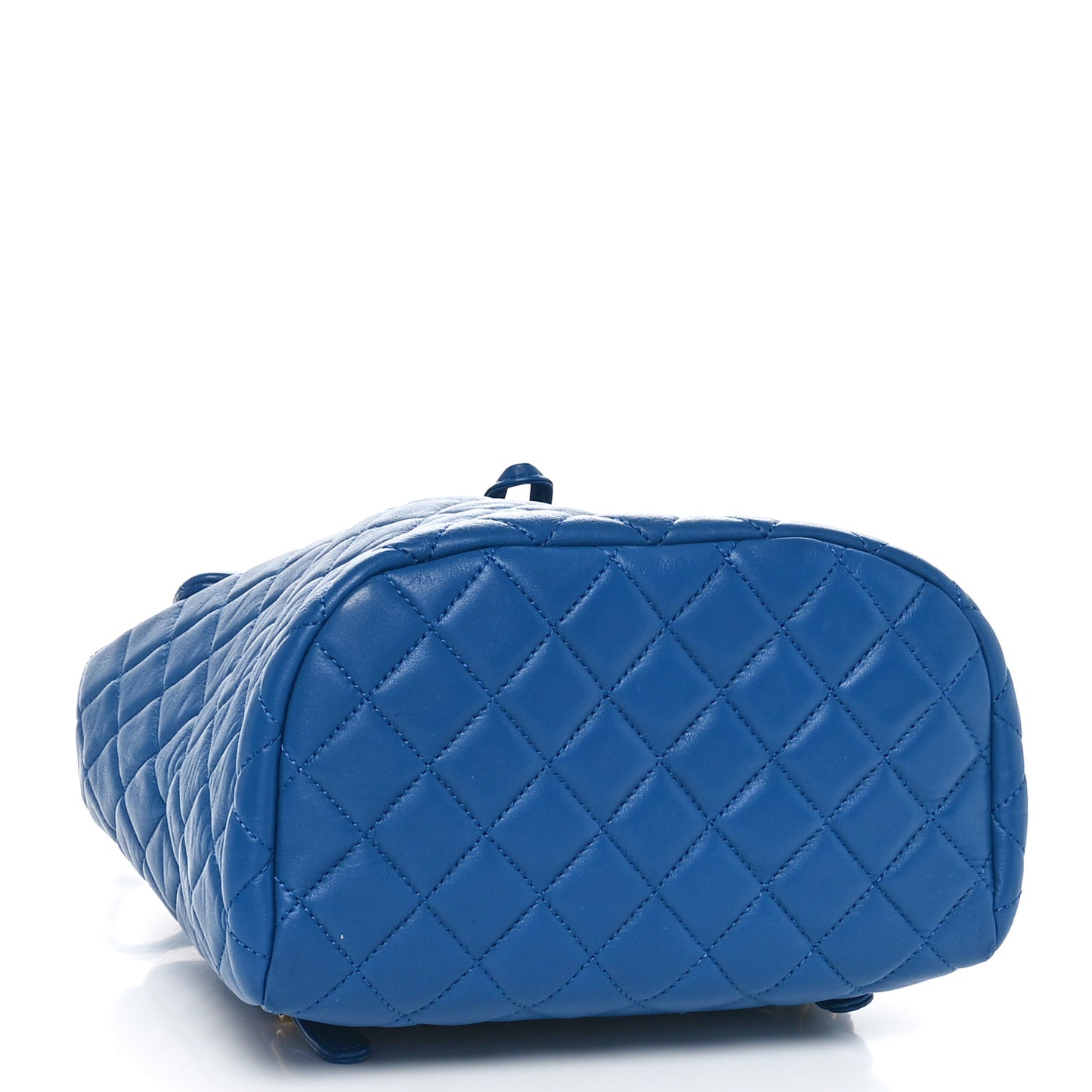 Lambskin Quilted Small Urban Spirit Backpack Blue