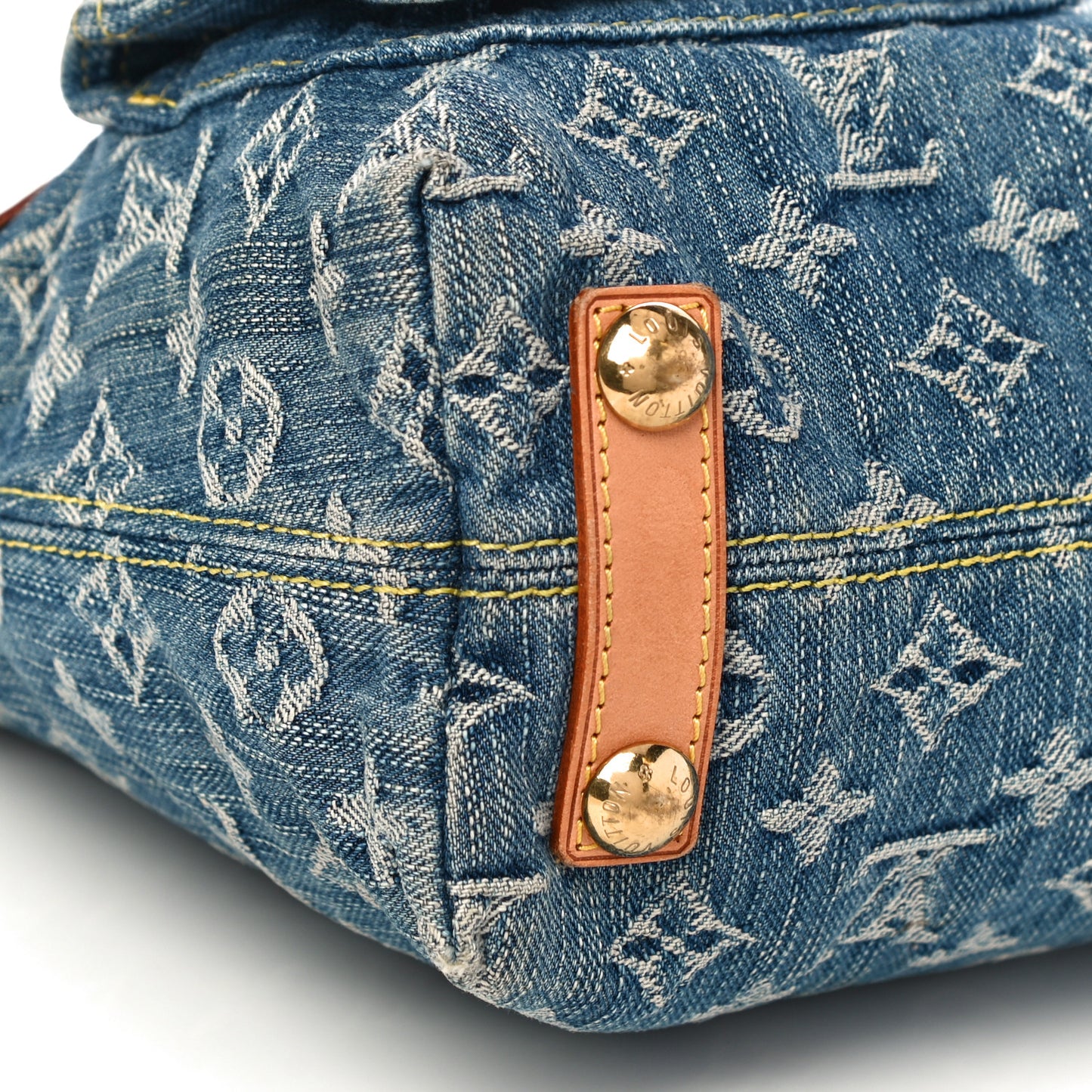 Monogram Denim Baggy PM Blue