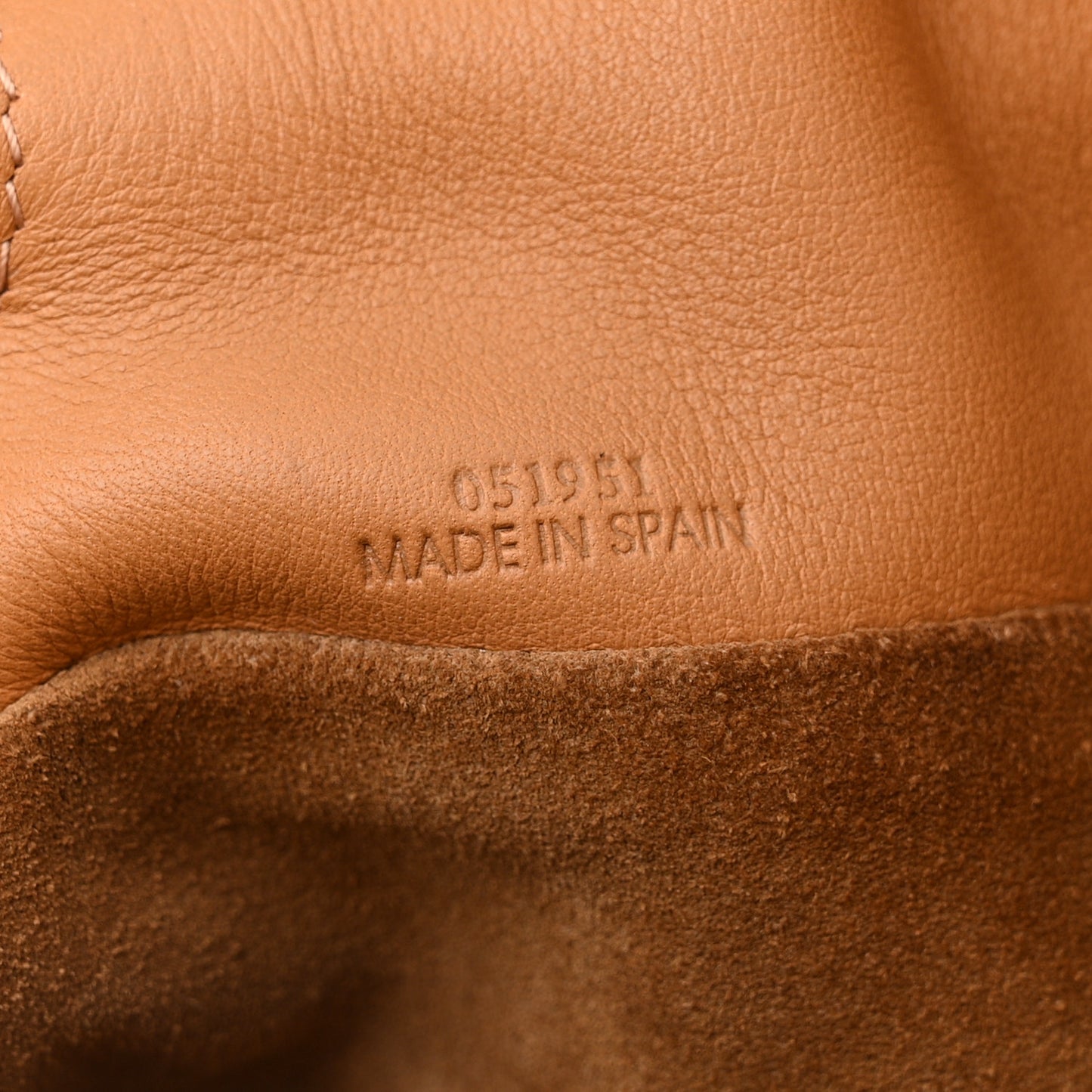 Nappa Flamenco Knot Clutch Warm Desert