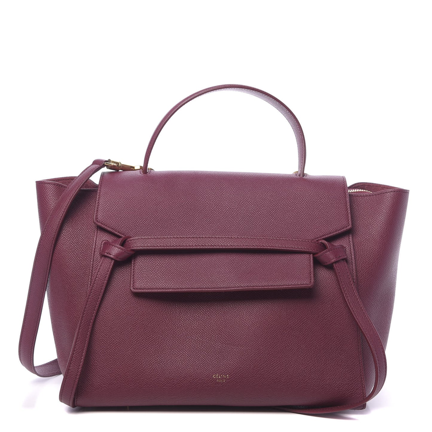 Smooth Calfskin Mini Belt Bag Plum