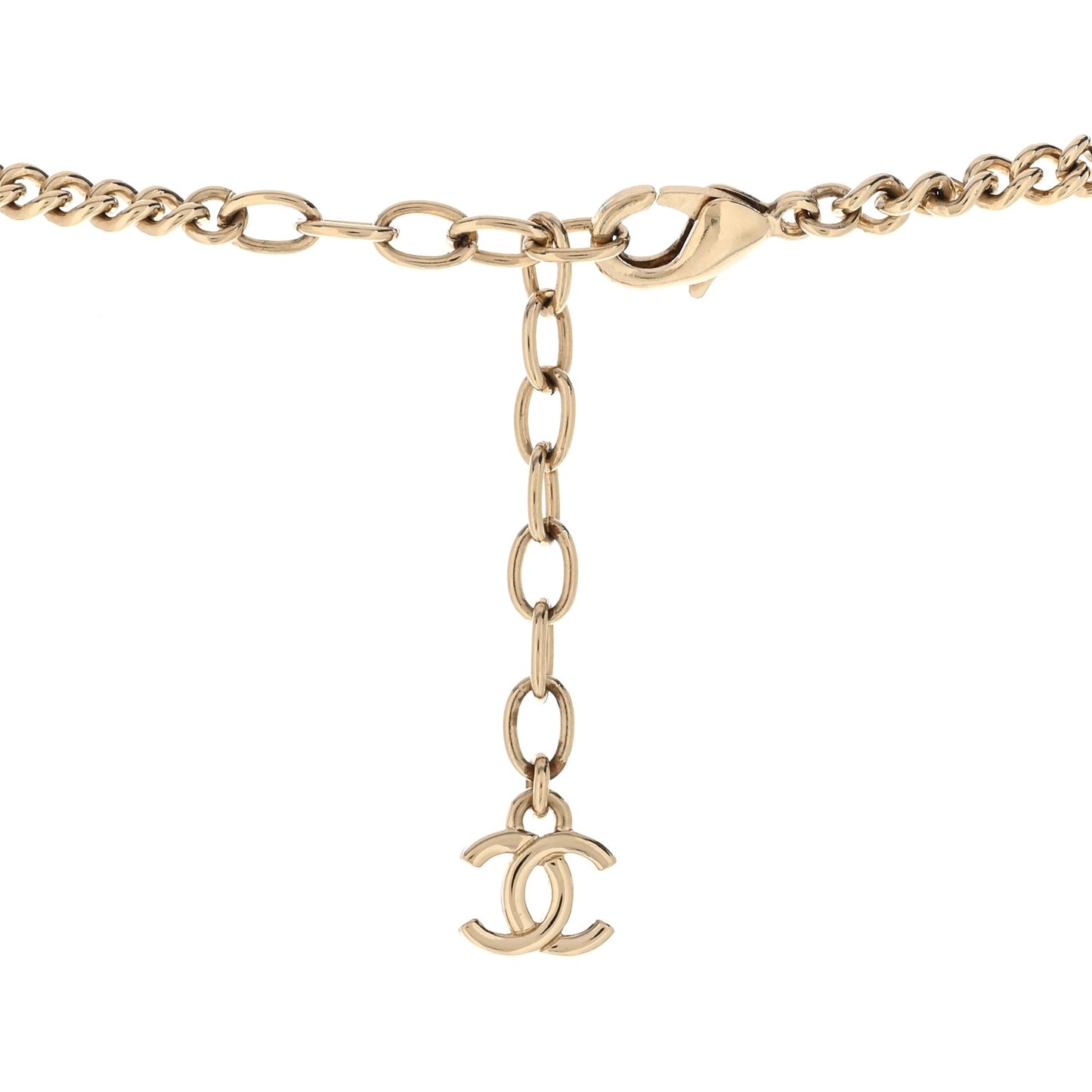 Resin Logo Choker White Black