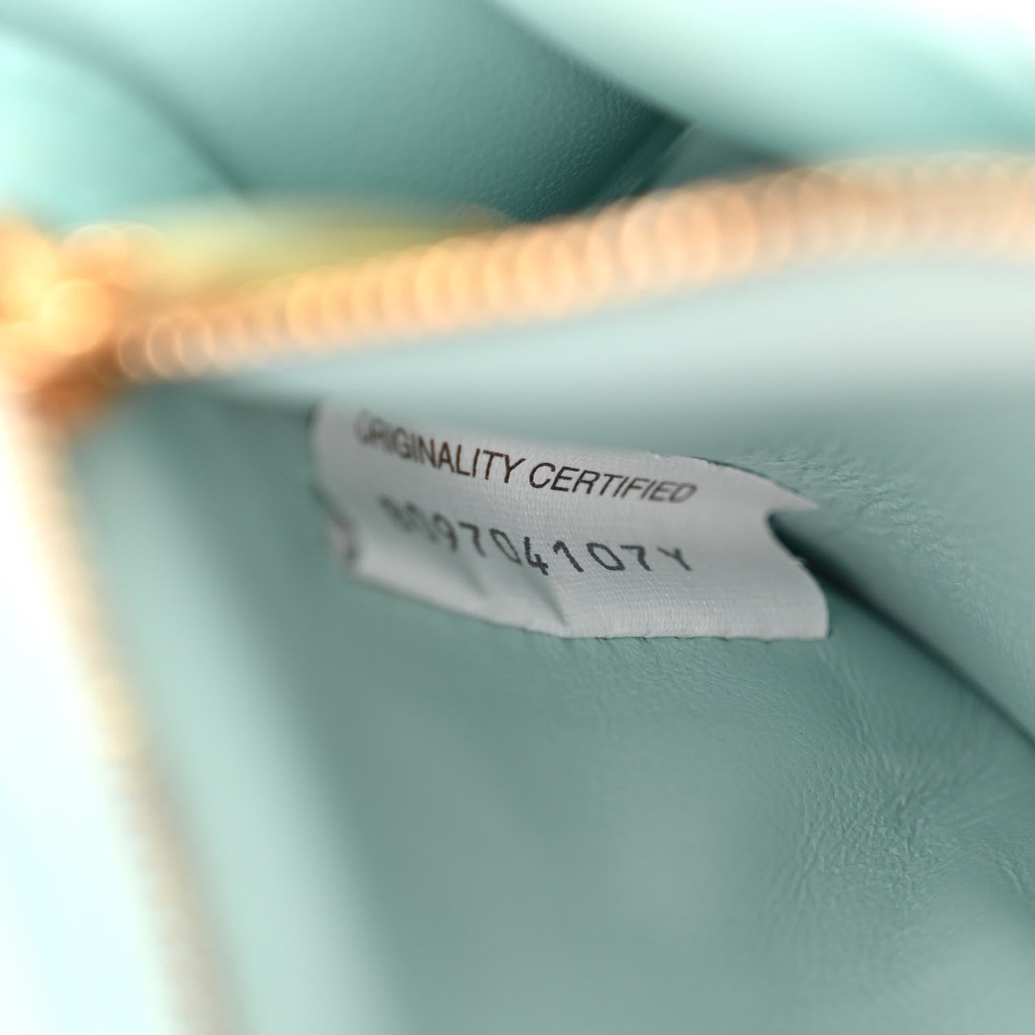 Bottega Veneta Lambskin Maxi Intreccio Padded Chain Cassette Crossbody Bag Spearmint 7 of 10