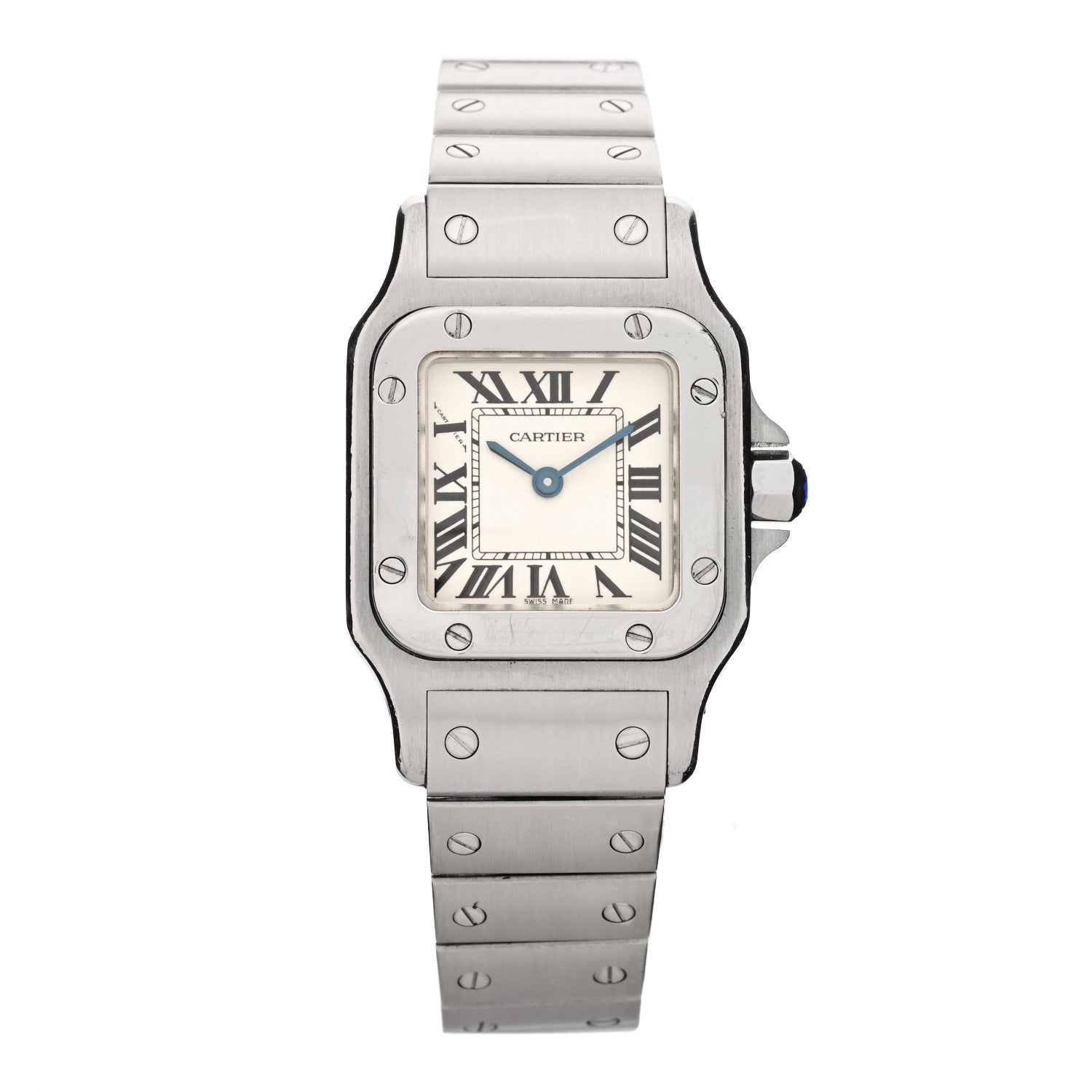 Cartier Stainless Steel 24mm Santos de Cartier Galbee Quartz Watch 1 of 4