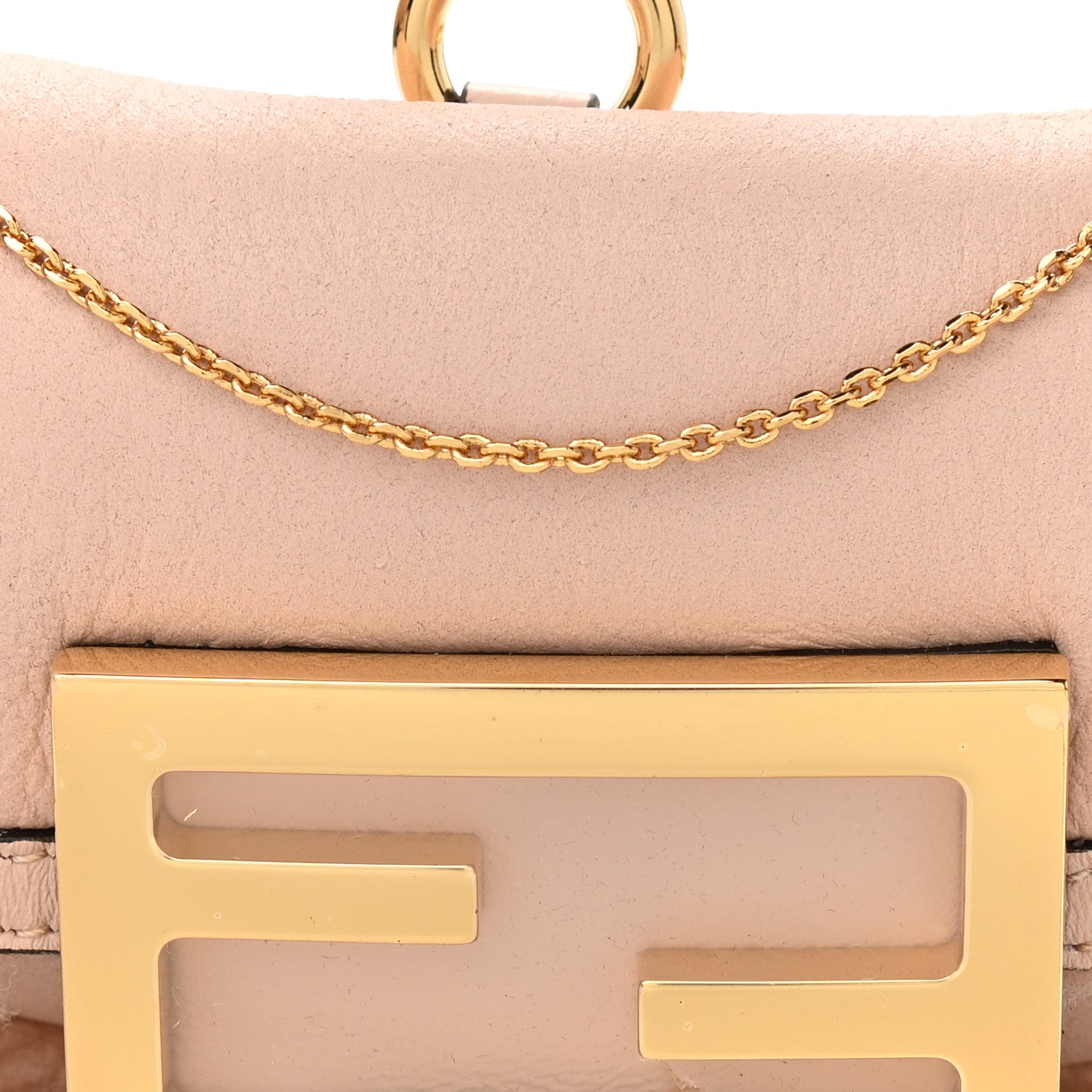 Fendi Lambskin Shearling Nano Baguette Maxi Handle Charm Soap 7 of 10