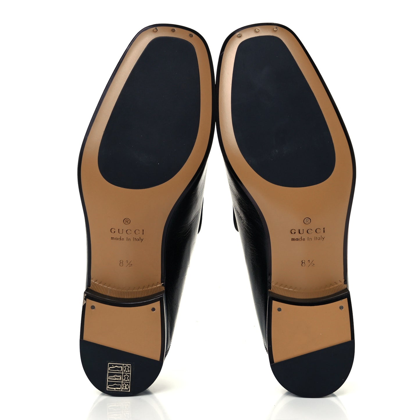 Goatskin Mens Horsebit Loafers 8.5 Black