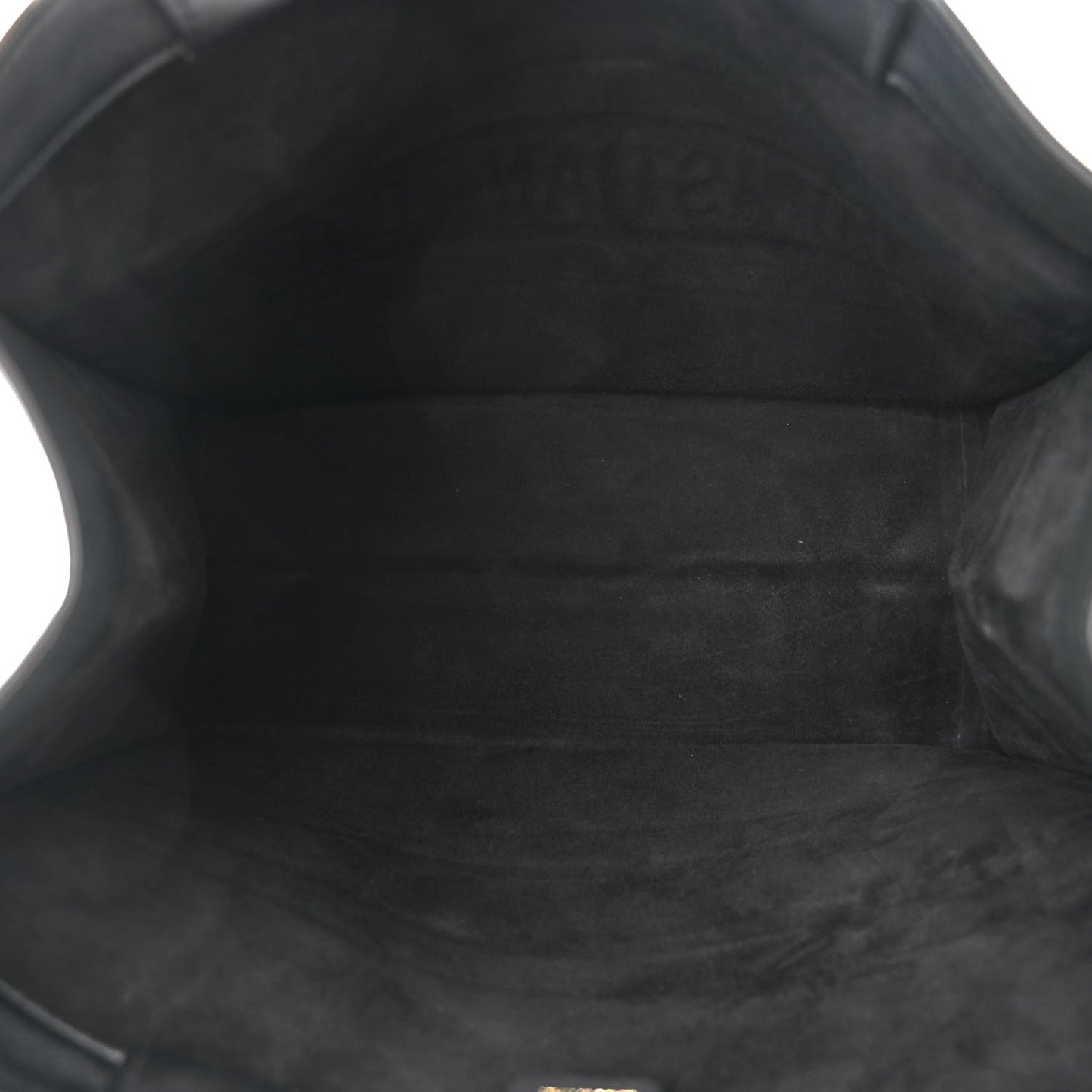 Calfskin Embossed Medium Book Tote Black