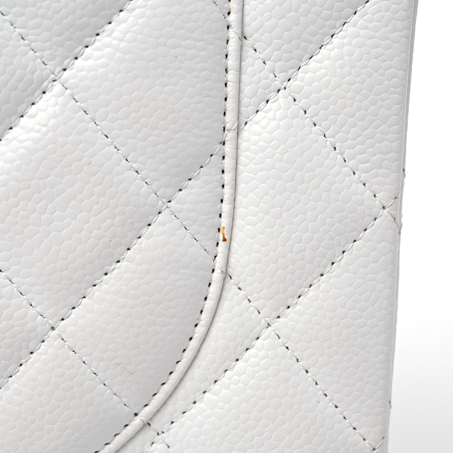 Chanel Caviar Quilted Maxi Double Flap White 15 of 15