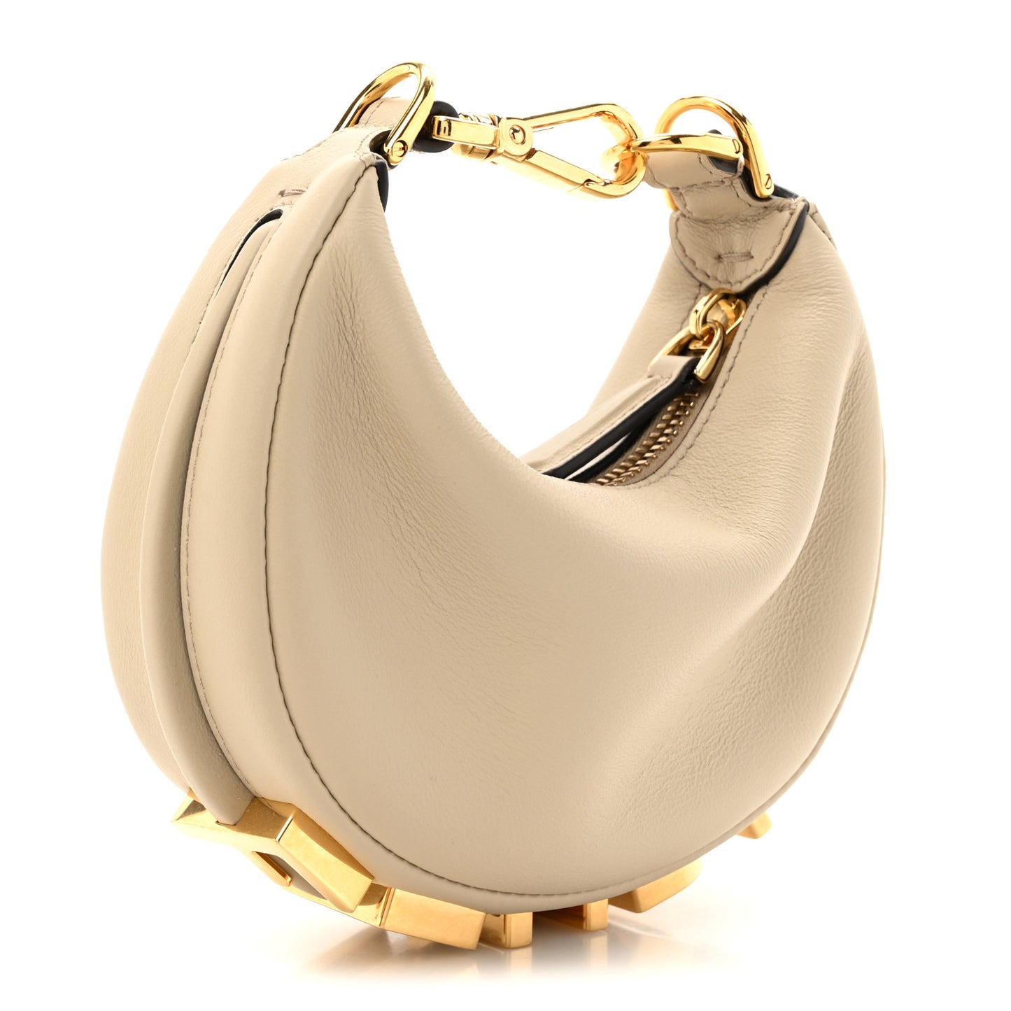 Vitello Grace Matte Nano Fendigraphy Hobo Charm Nuvola