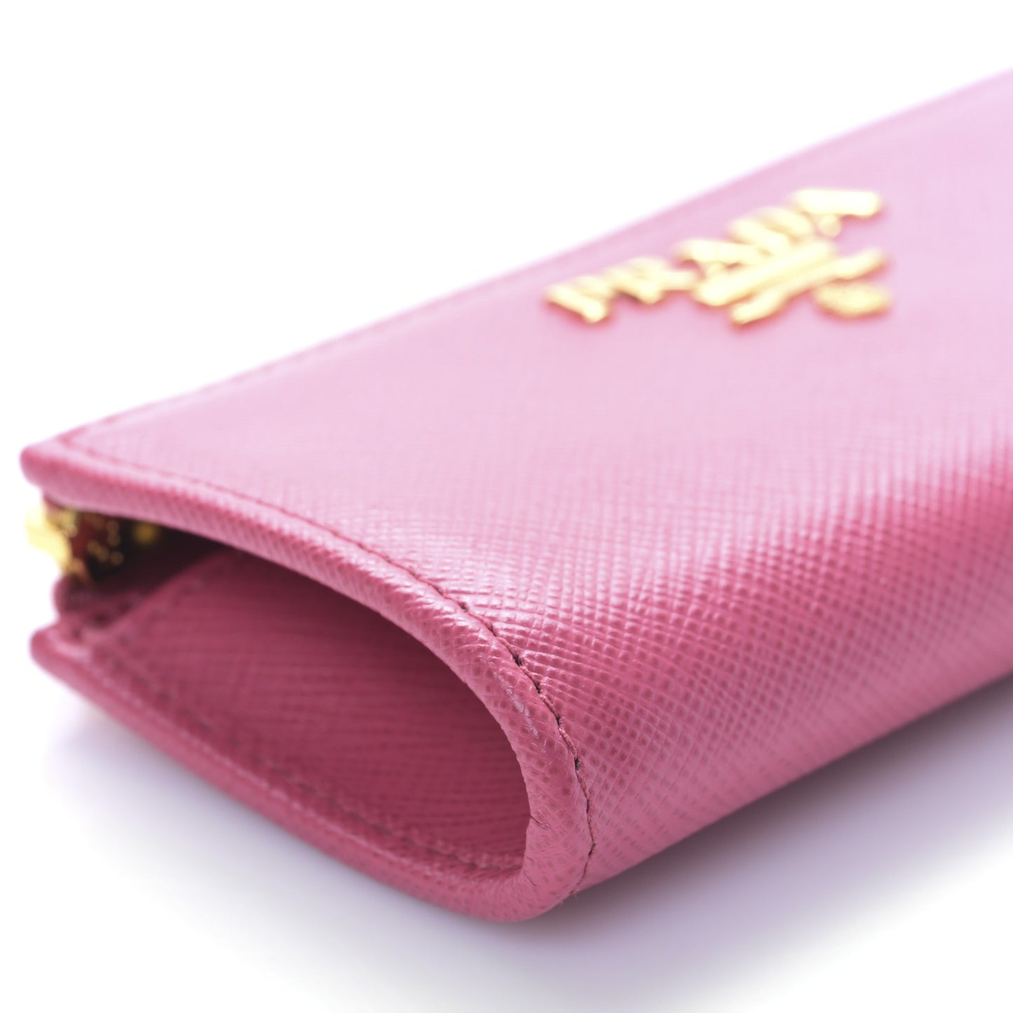 Saffiano Metal Zip Around Key Holder Ibisco