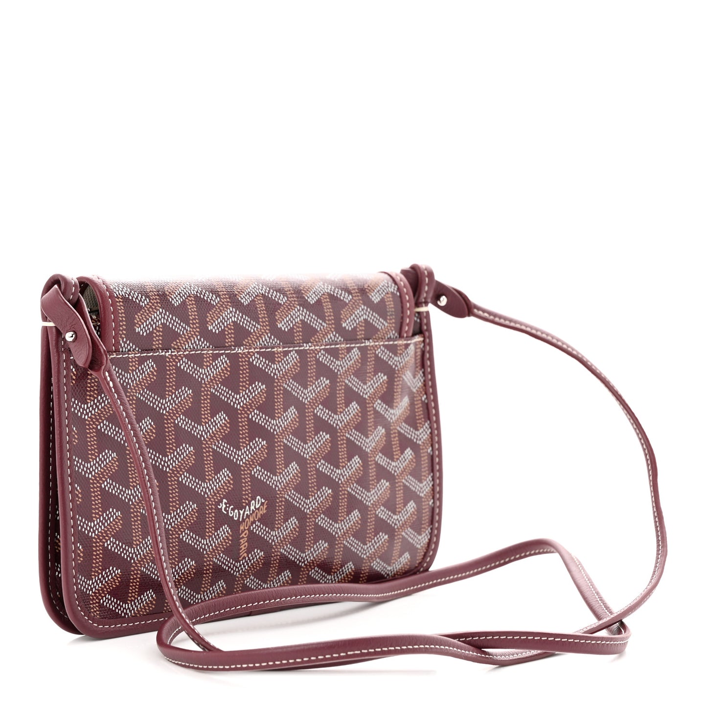 Goyardine Plumet Wallet Clutch Burgundy