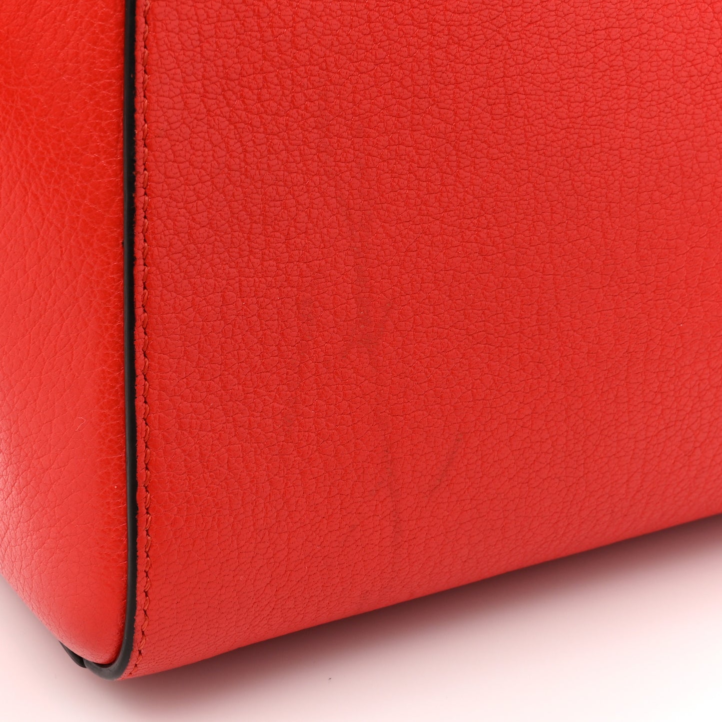 Sugar Goatskin Mini Antigona Pop Red