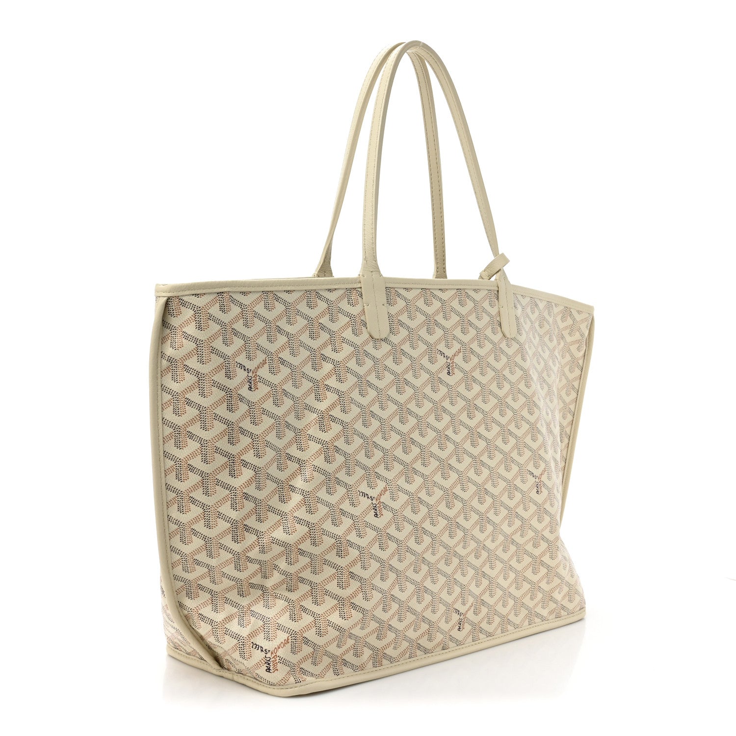 Goyard Goyardine Embroidered Seahorse Reversible Anjou PM Sand 4 of 14