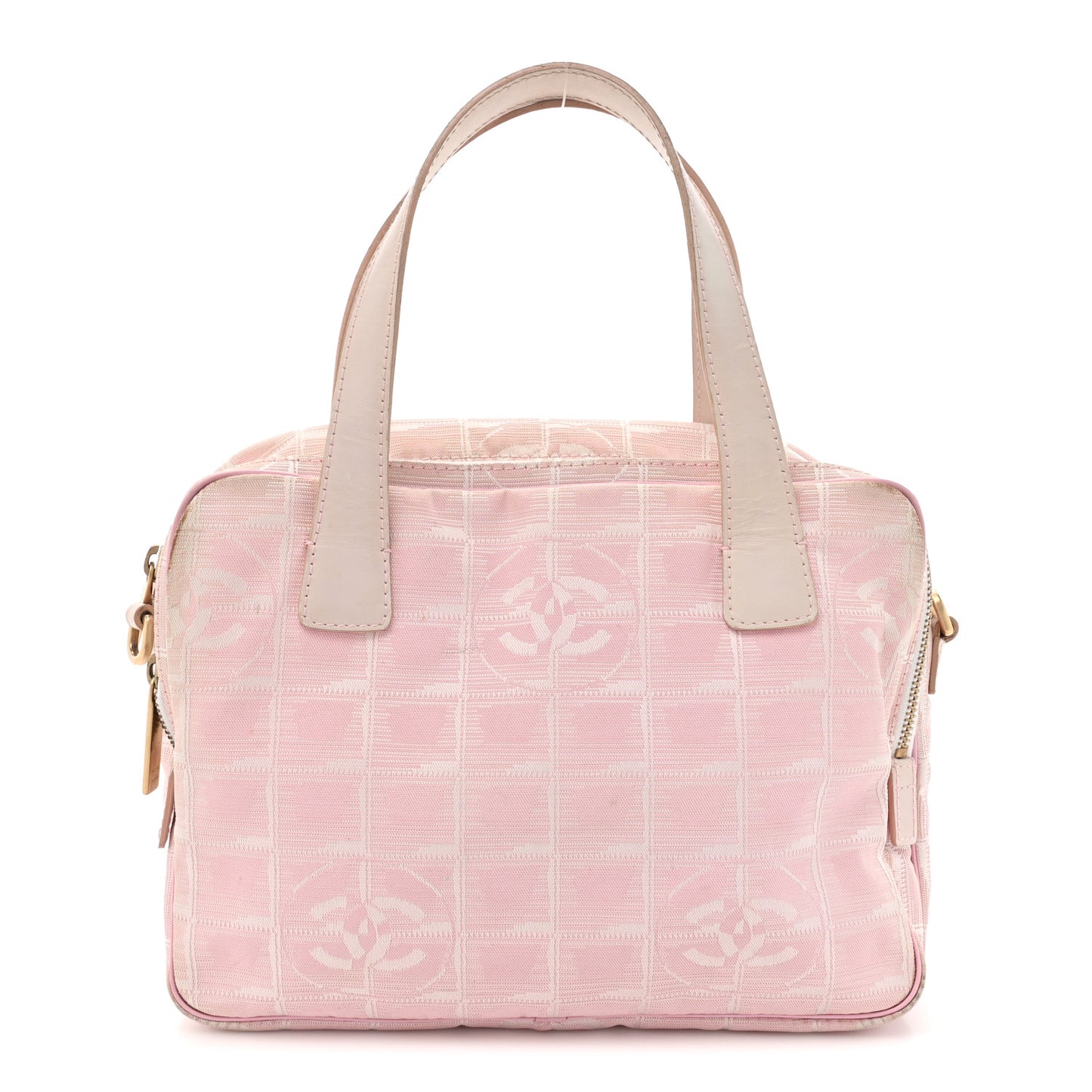 Nylon Small Travel Tote Pink