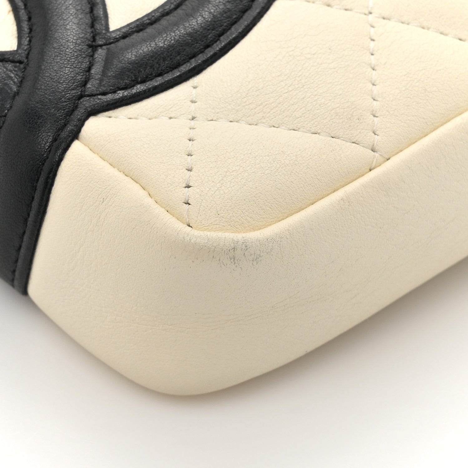 Chanel Calfskin Quilted Cambon Small Messenger White Black 11 of 12