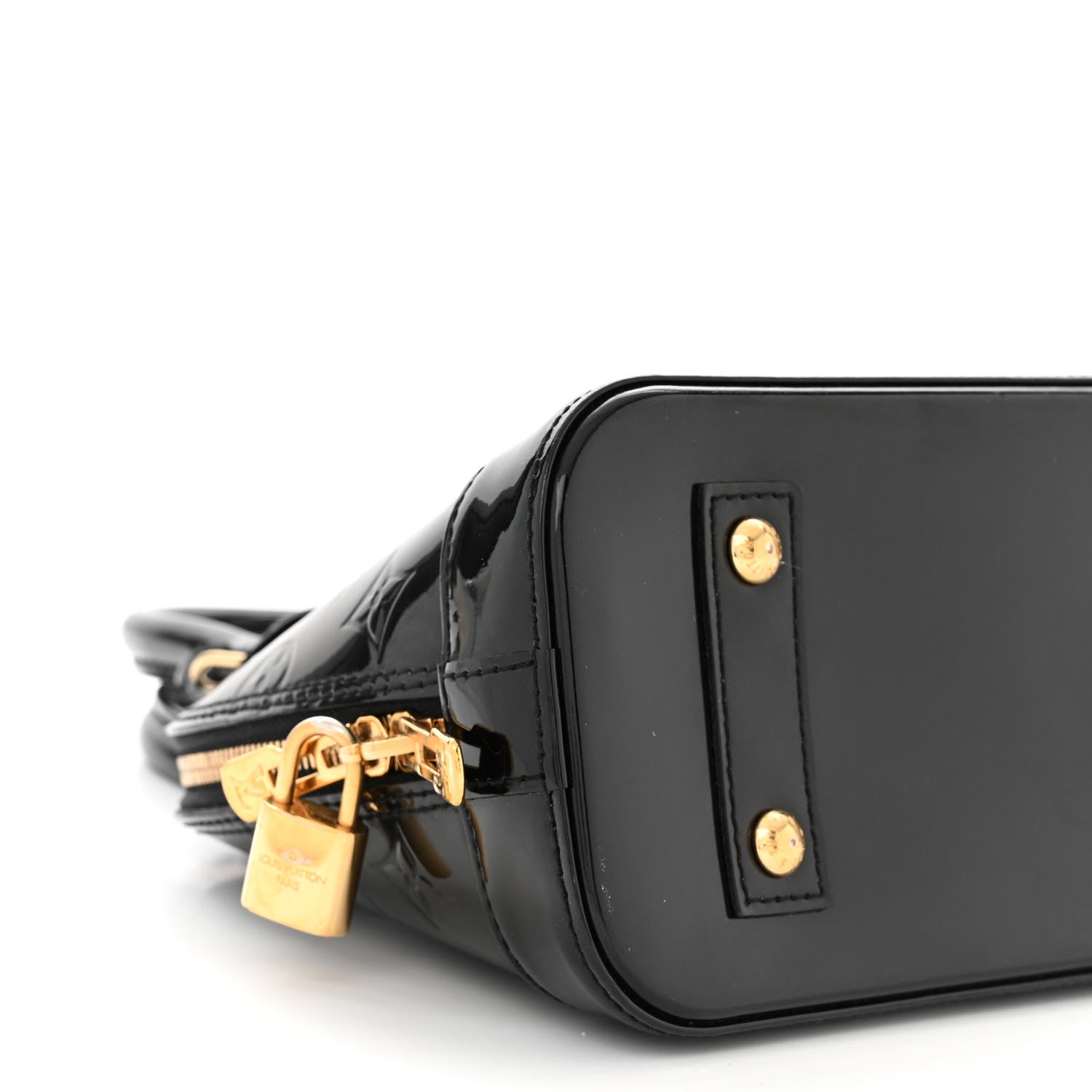 Louis Vuitton Vernis Alma BB Noir Magnetique 9 of 10