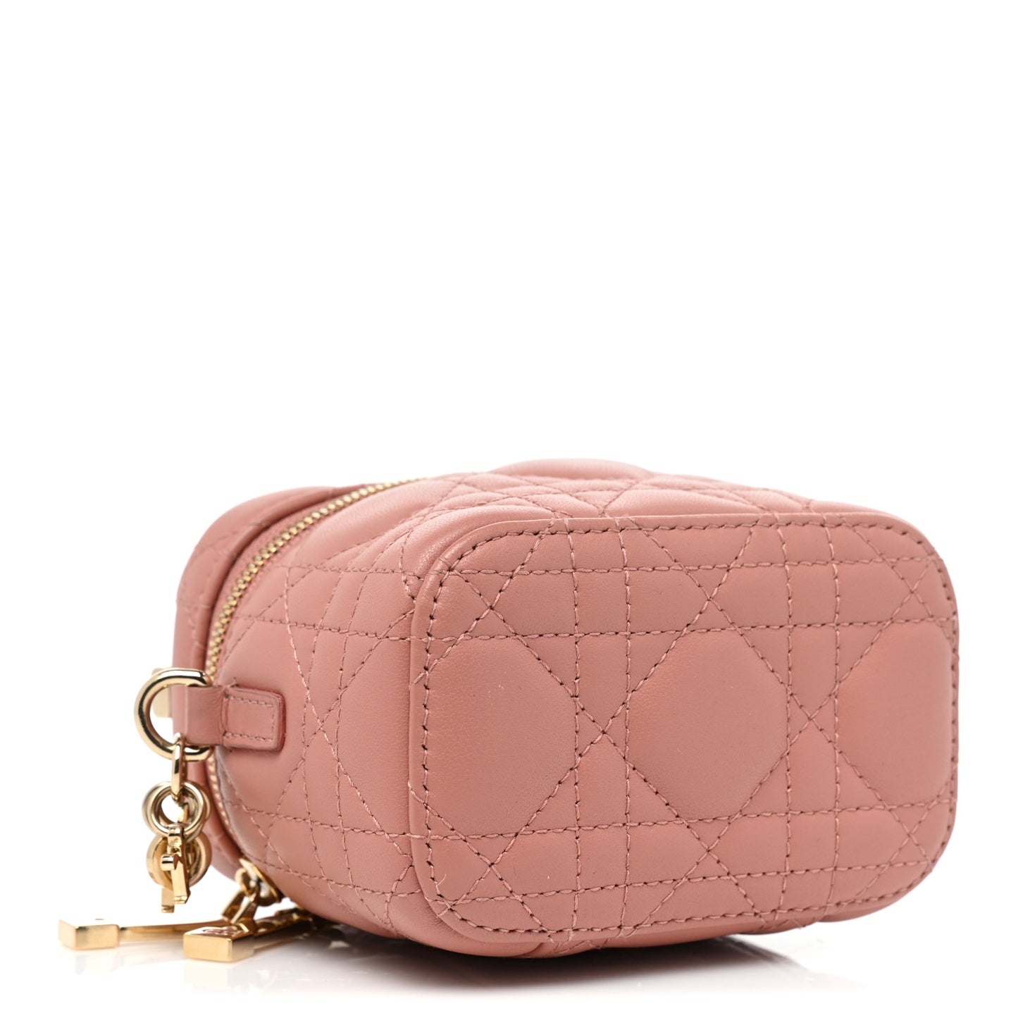 Lambskin Cannage Micro Vanity Case