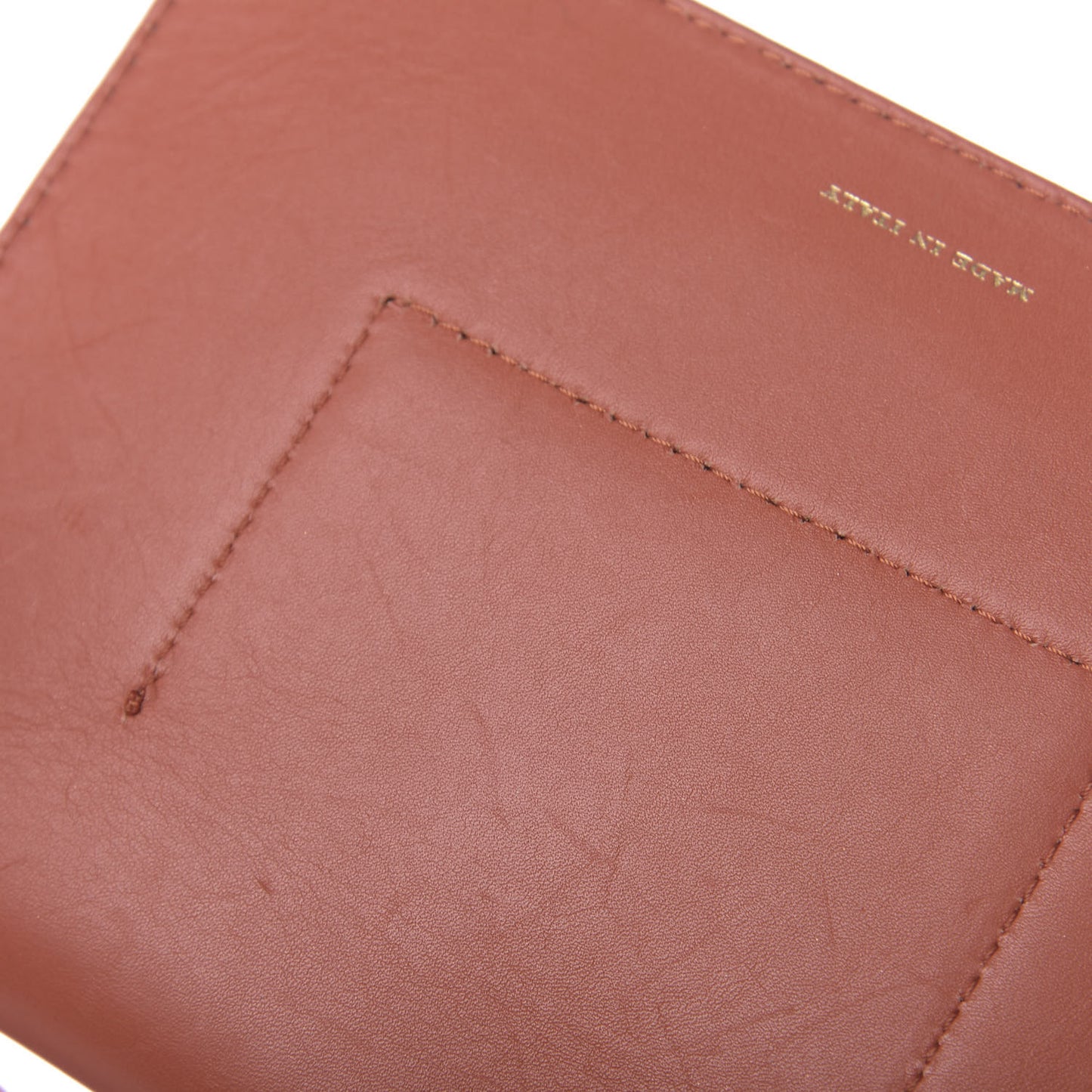 Supple Calfskin Small Bucket Orange