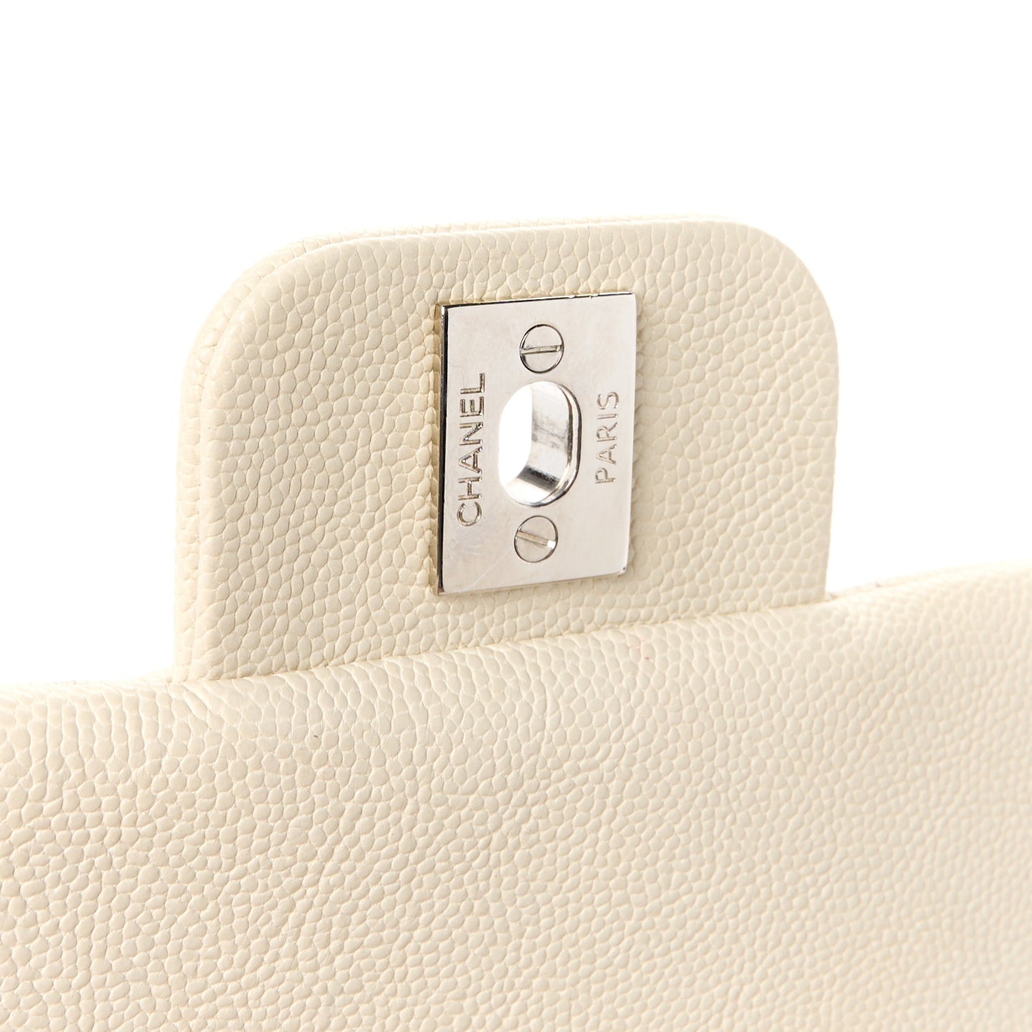 Caviar Quilted Medium Urban Companion Flap Ivory
