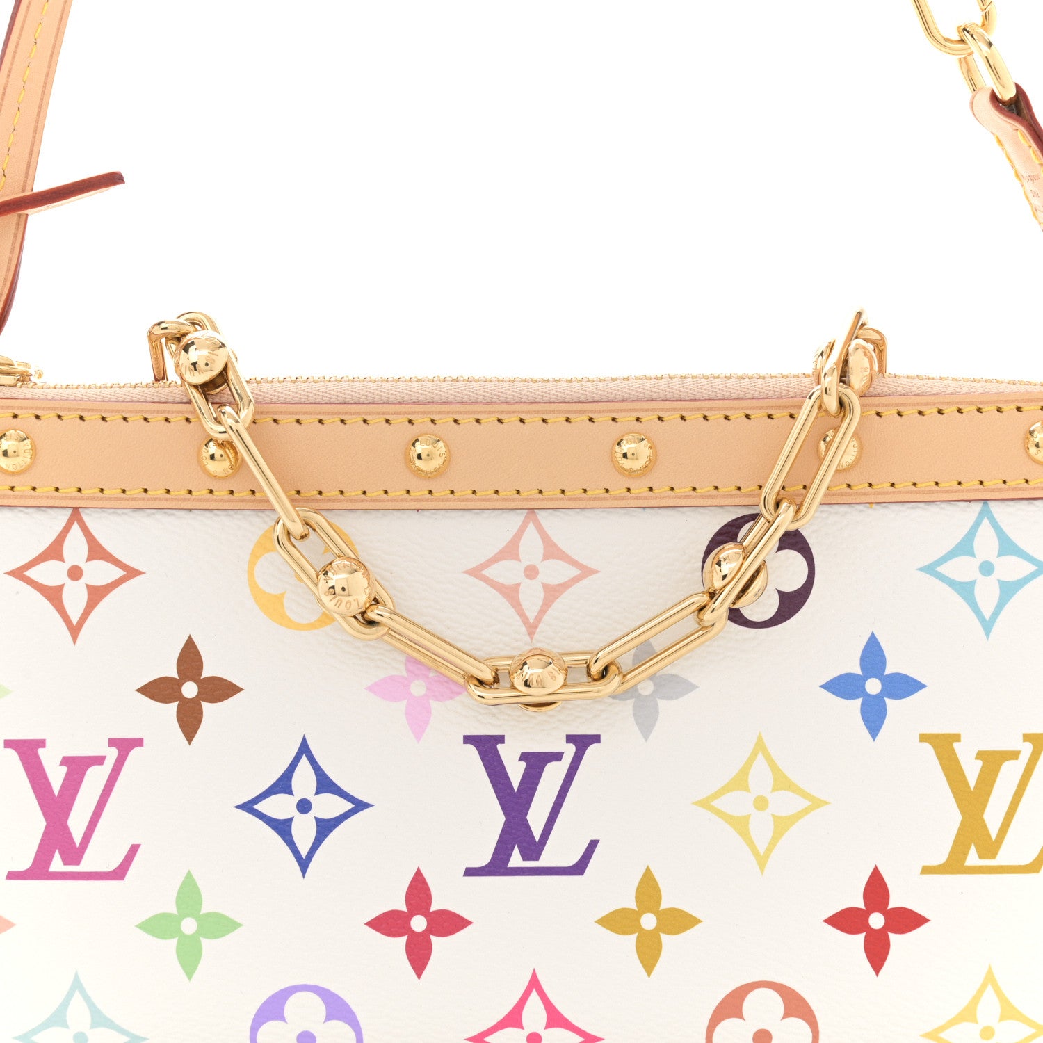 Louis Vuitton LV X TM Monogram Multicolor Pochette Accessories White 7 of 10