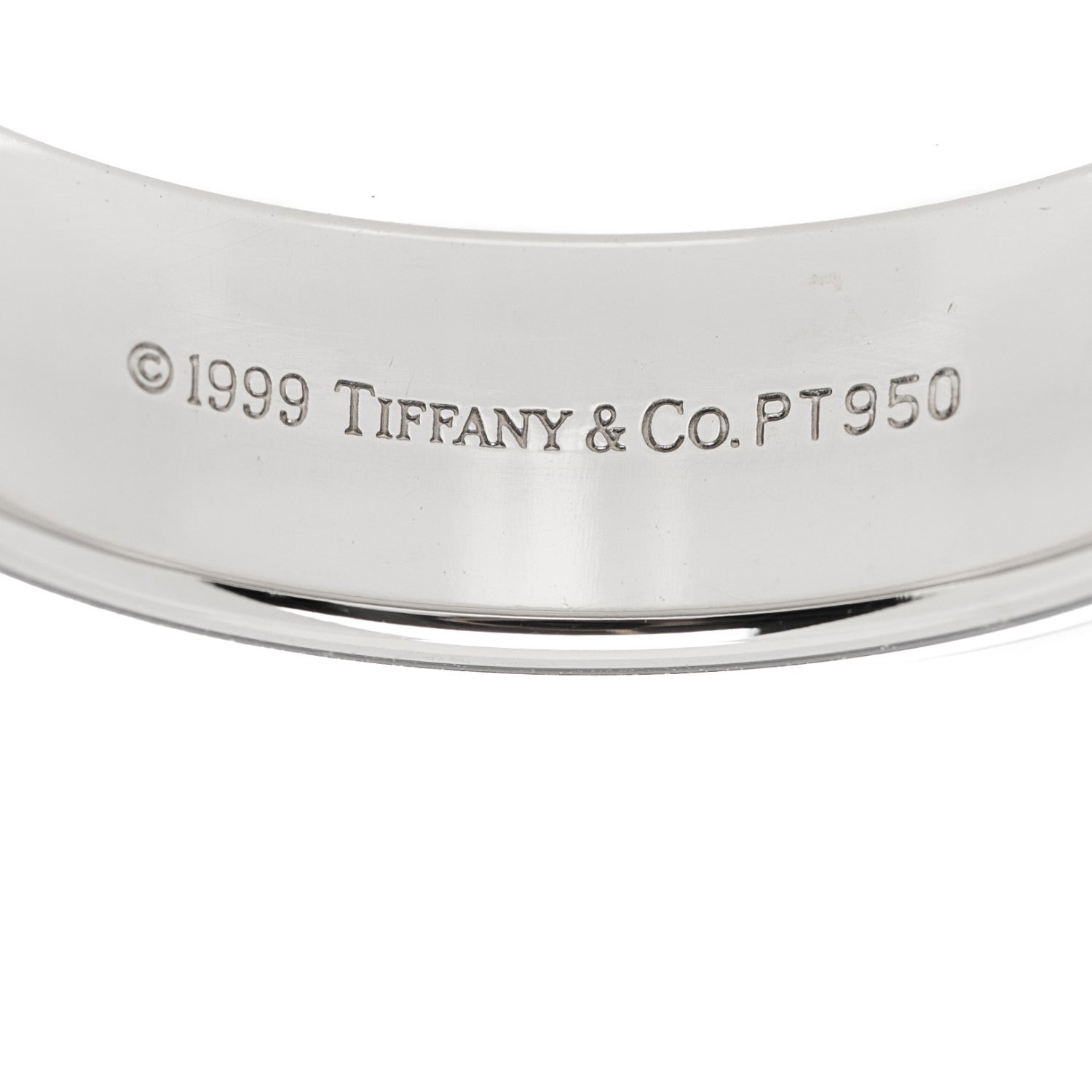 Tiffany Platinum 6mm Classic Wedding Band Ring 60 9.25 3 of 3