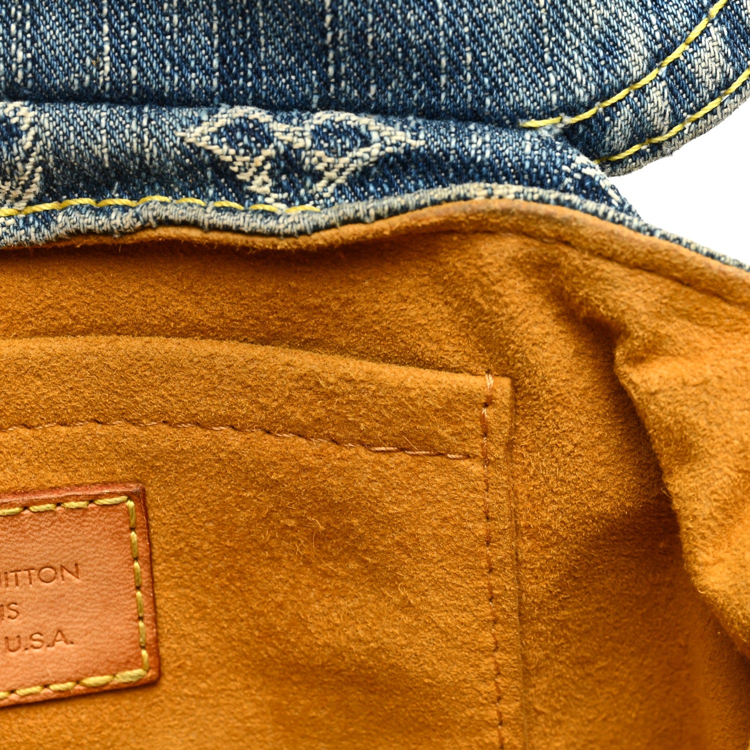 Louis Vuitton Monogram Denim Mini Pleaty Blue 10 of 17