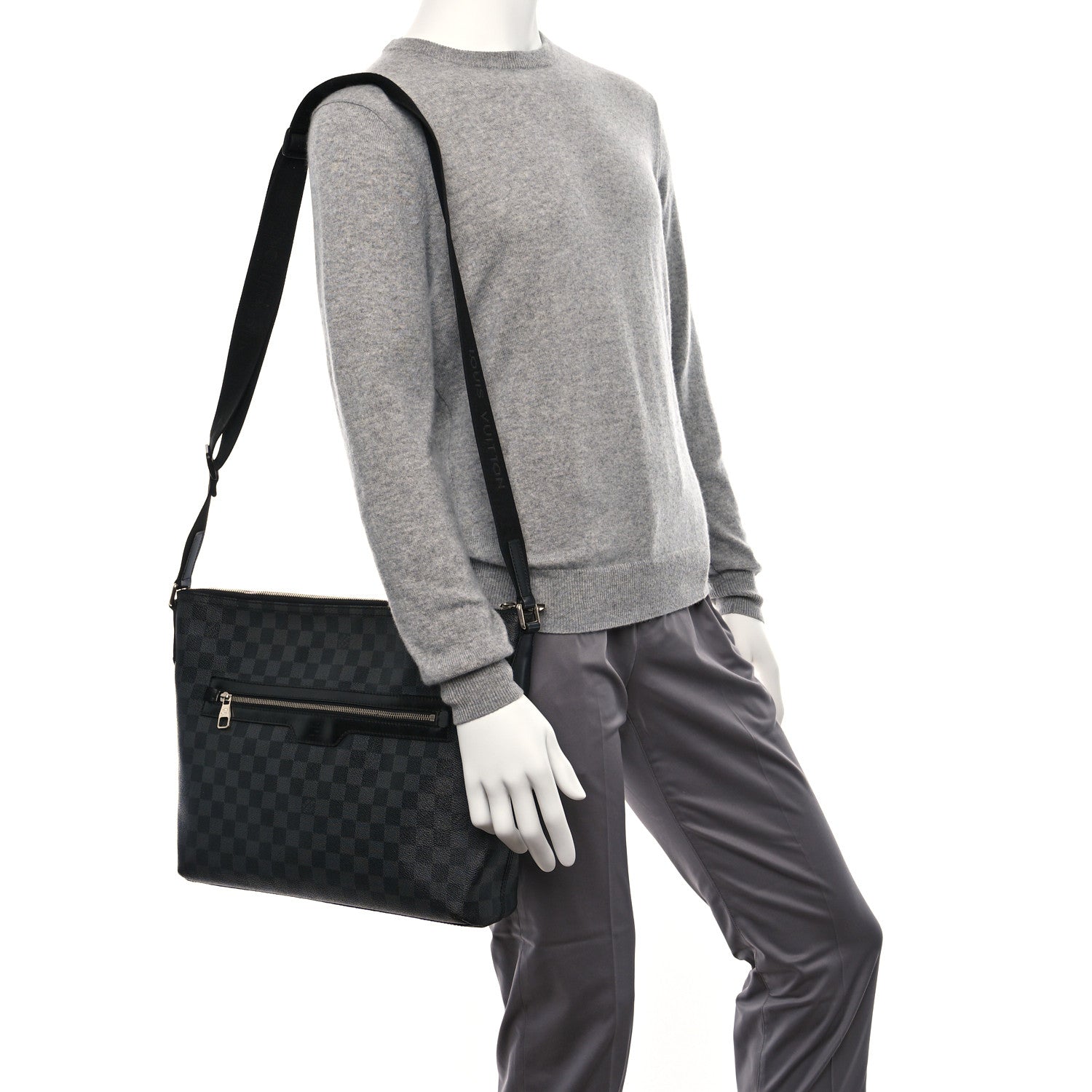 Louis Vuitton Damier Graphite Mick MM 2 of 10