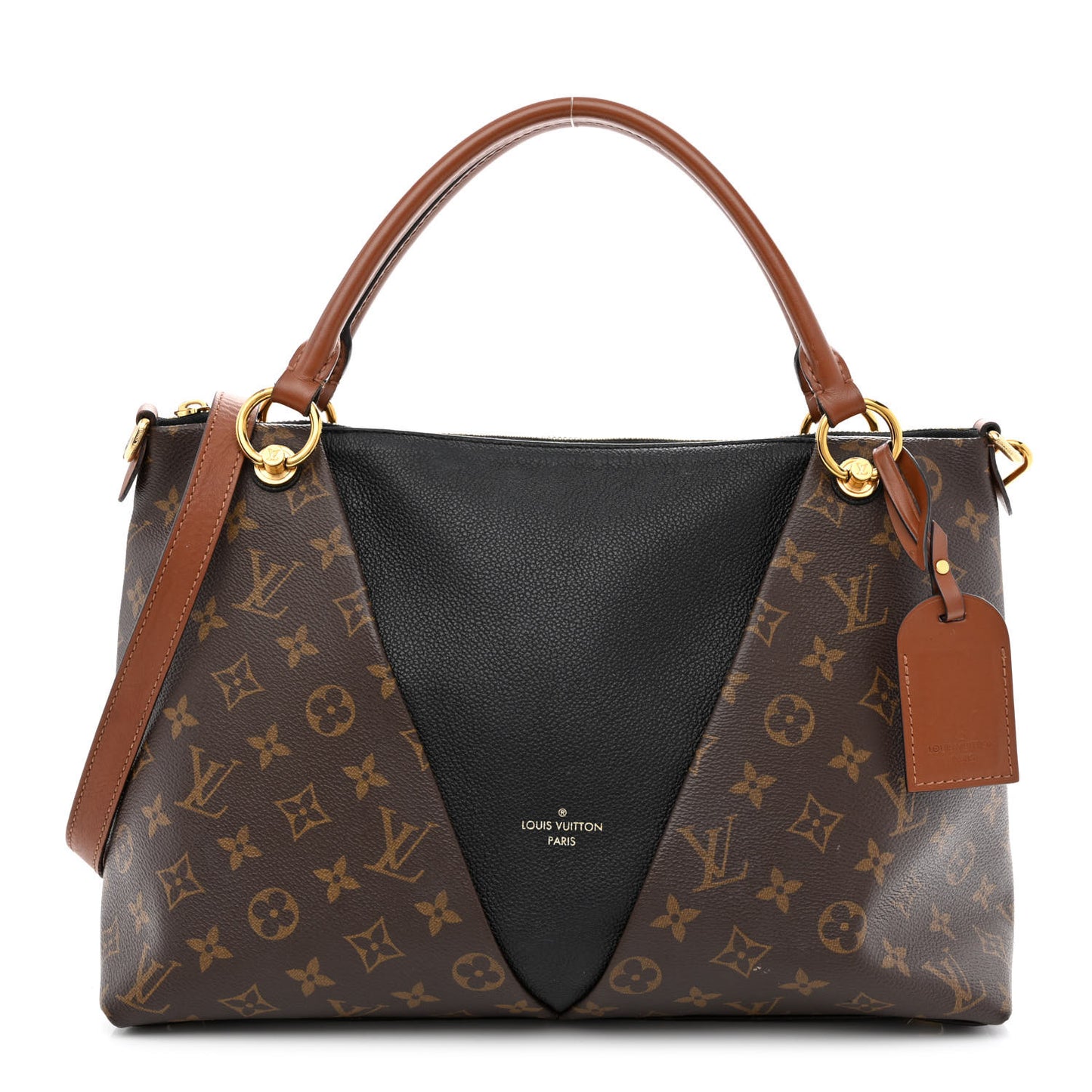 Monogram V Tote MM Black