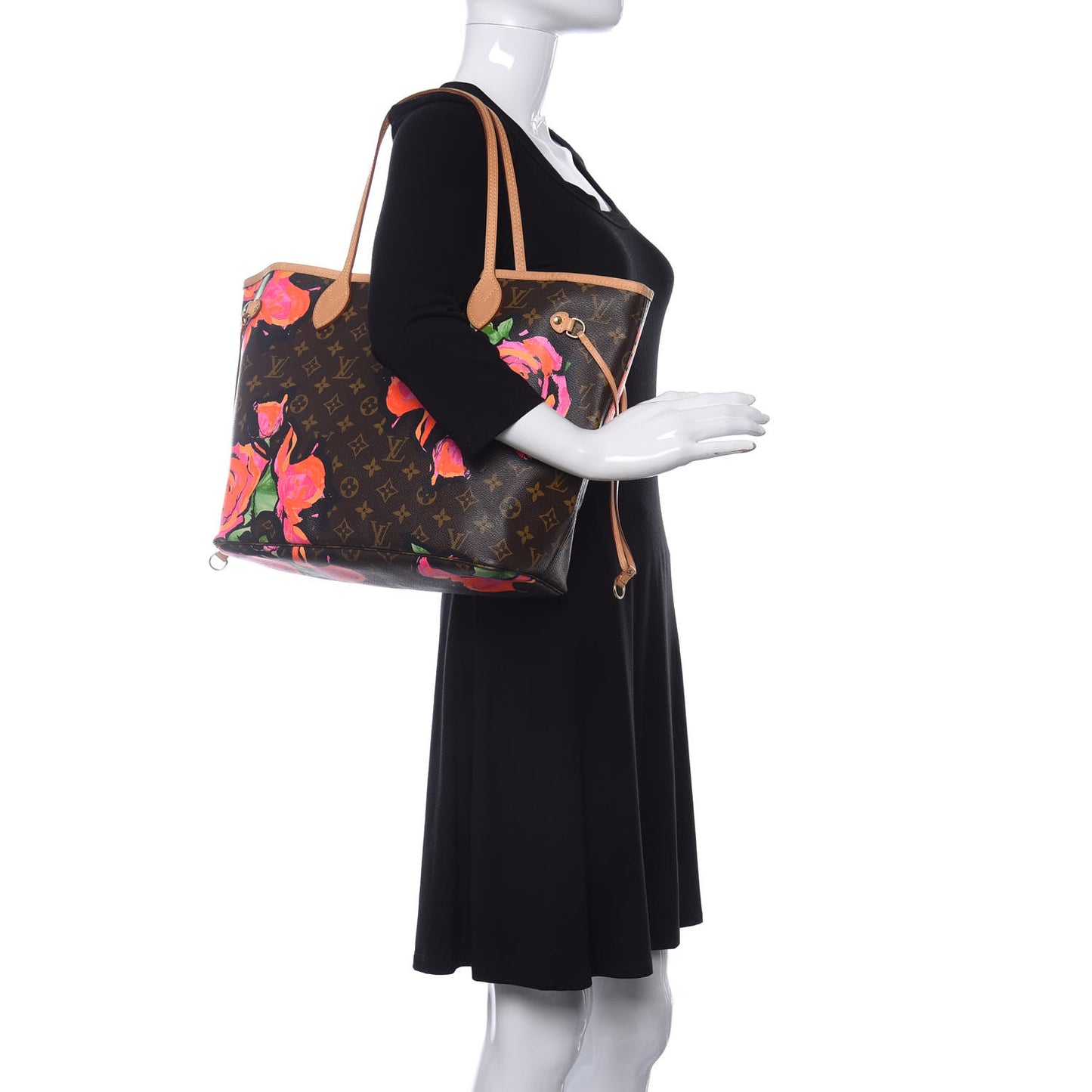 Monogram Roses Neverfull MM