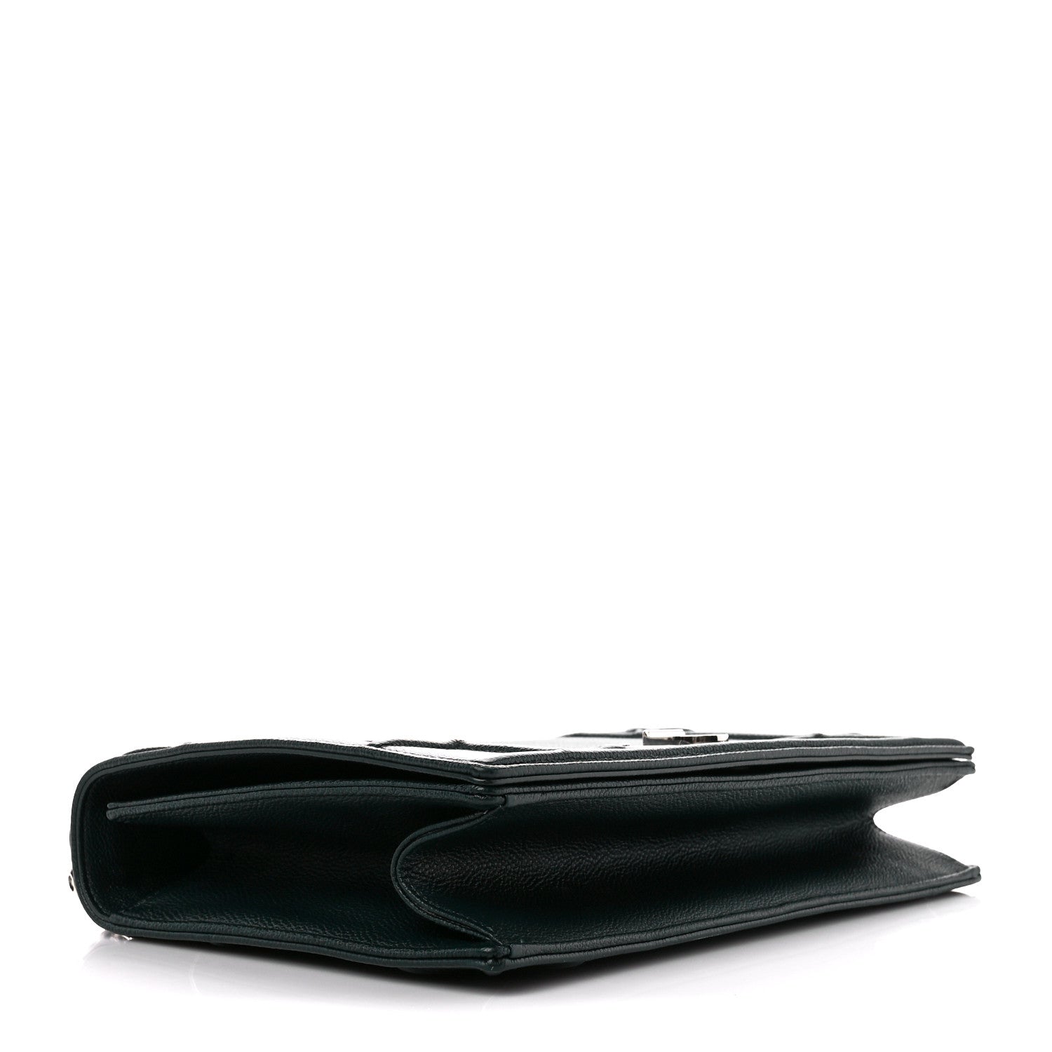 Christian Dior Grained Calfskin Large Diorama Flap Bag Green 4 of 11